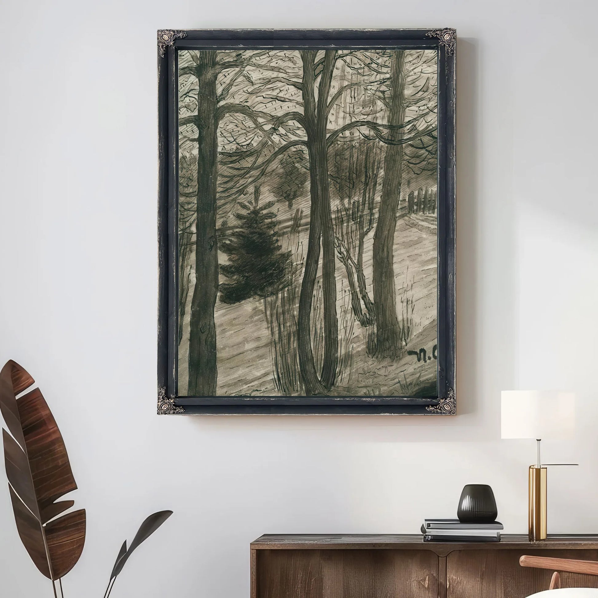 Naked Trees By Nicolai Astrup Fine Art Print