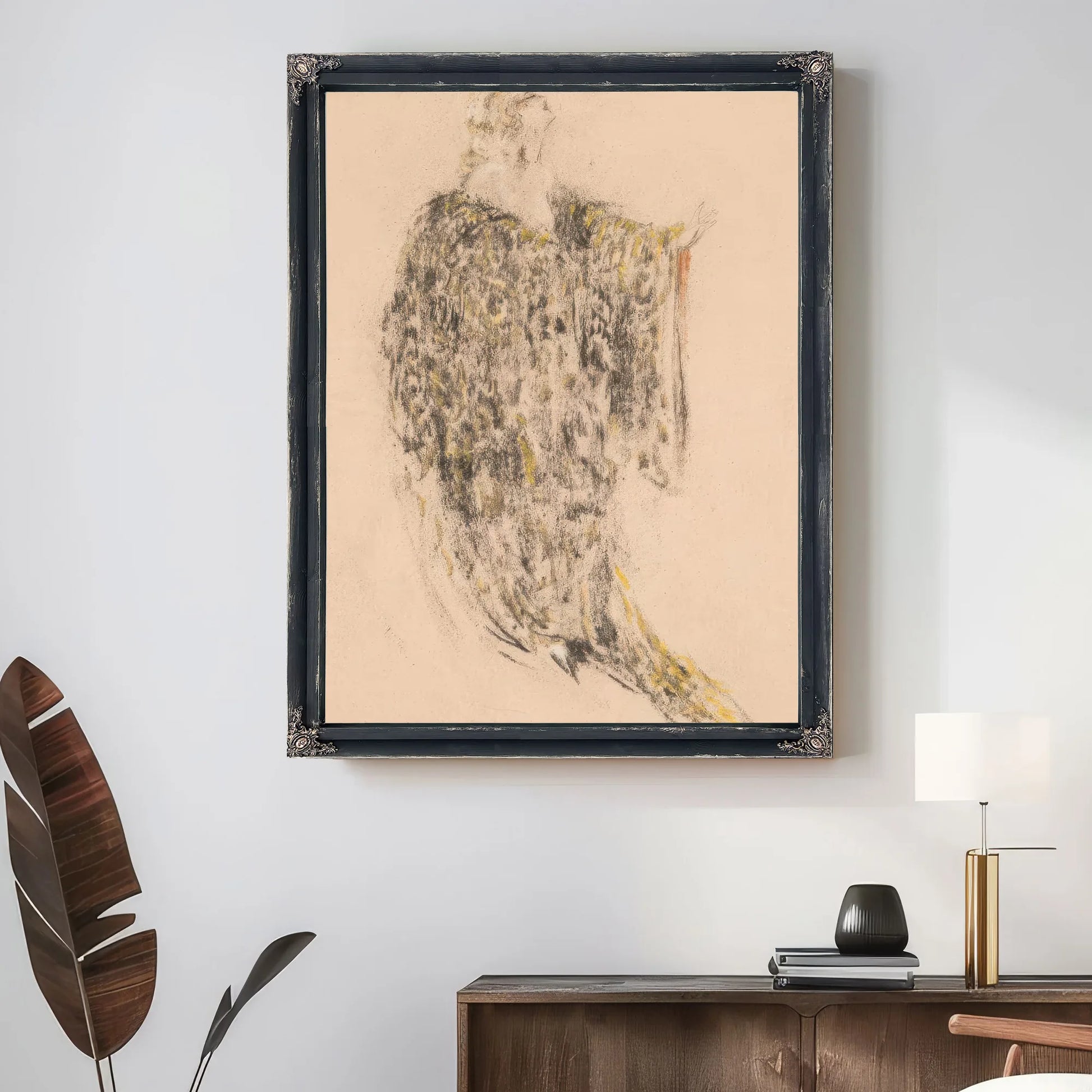 Robed Woman By Louis Icart Fine Art Print
