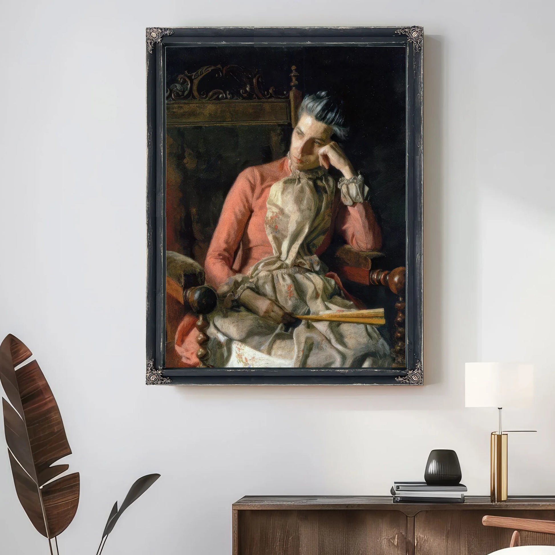 Portrait Of Amelia Van Buren 1891 By Thomas Eakins Fine Art Print