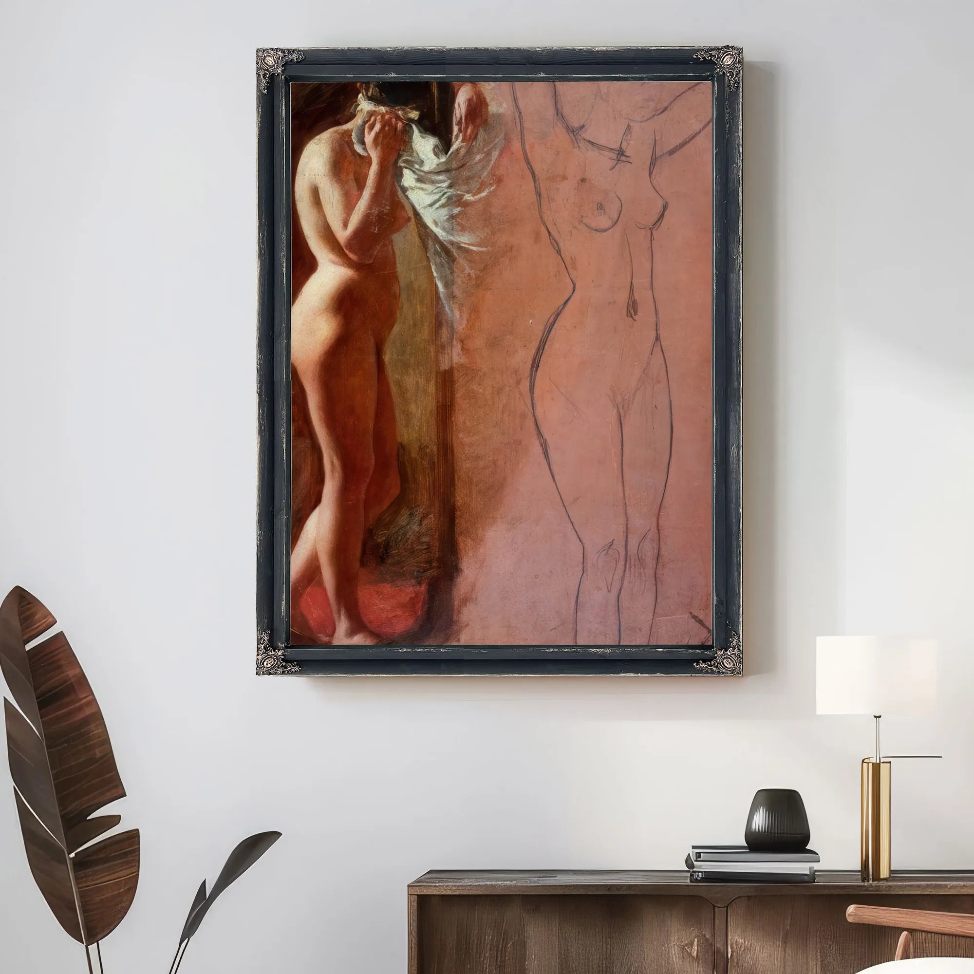 Study Of A Nude Female Figure By William Etty Fine Art Print