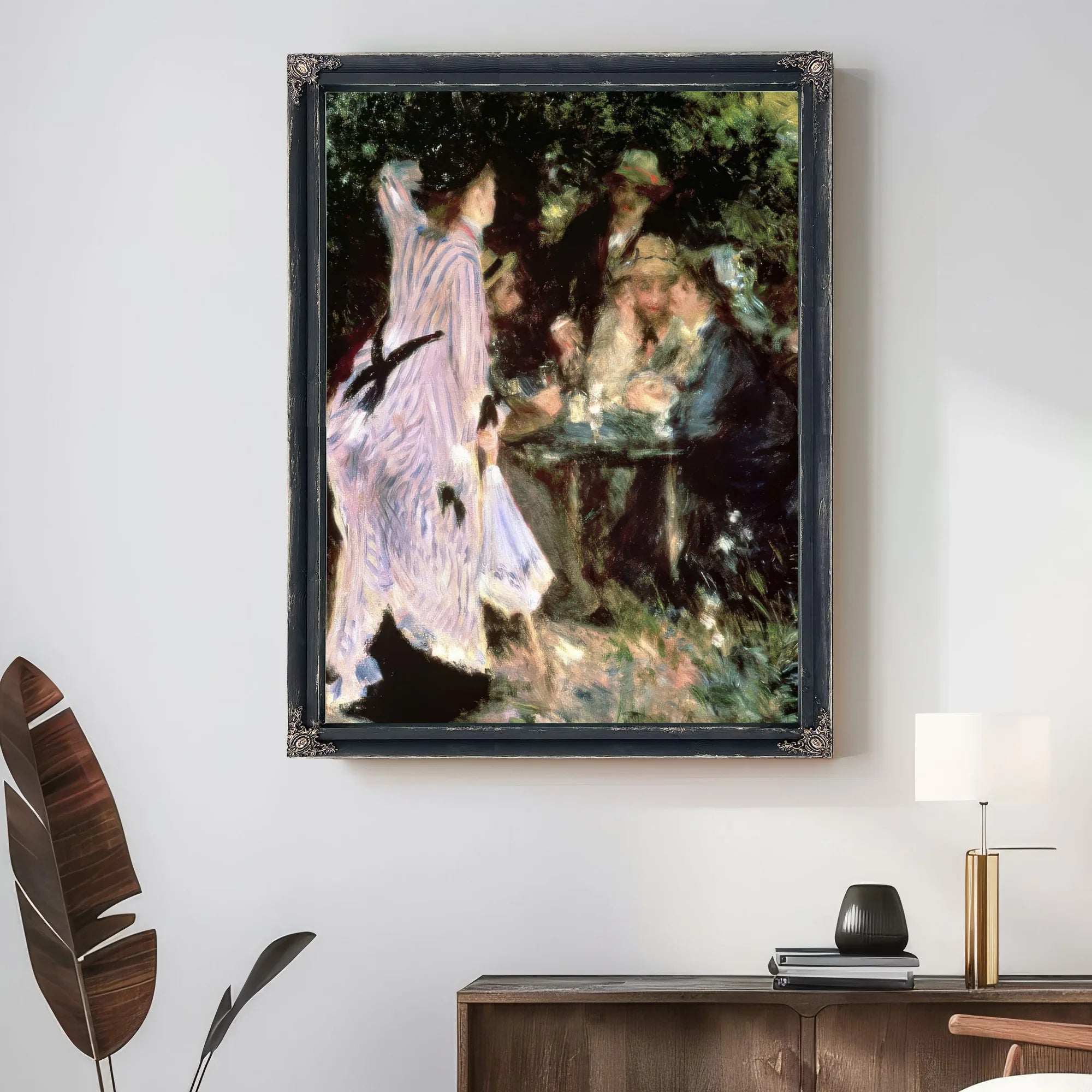 In The Garden, Or Under The Trees Of The Moulin De La Galette By Pierre Auguste Renoir Fine Art Print