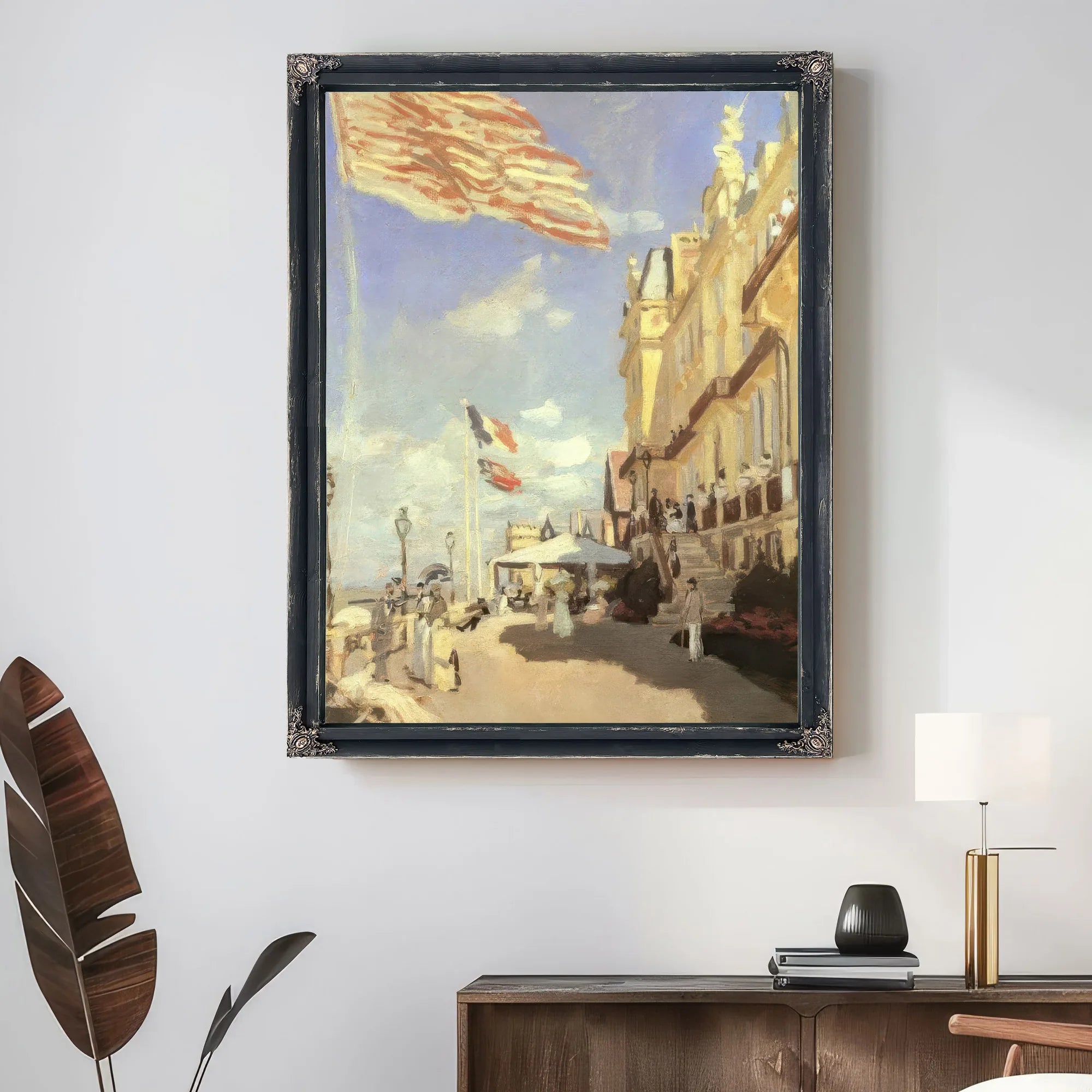 L'hotel Des Roches Noires A Trouville By Claude Monet Fine Art Print