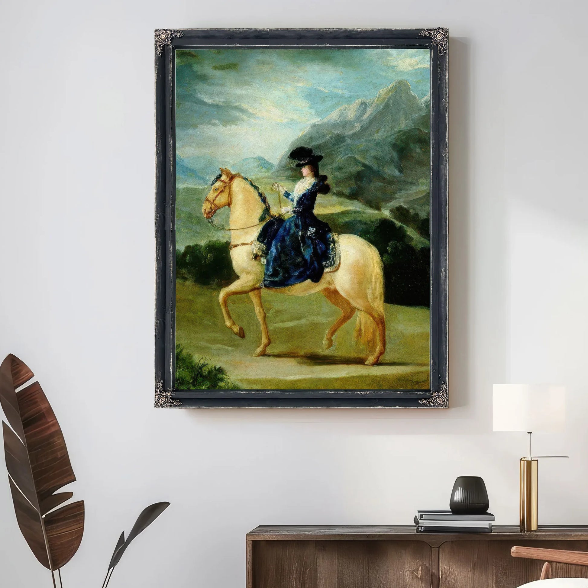 Portrait Of Maria Teresa De Vallabriga On Horseback By Francisco De Goya Fine Art Print