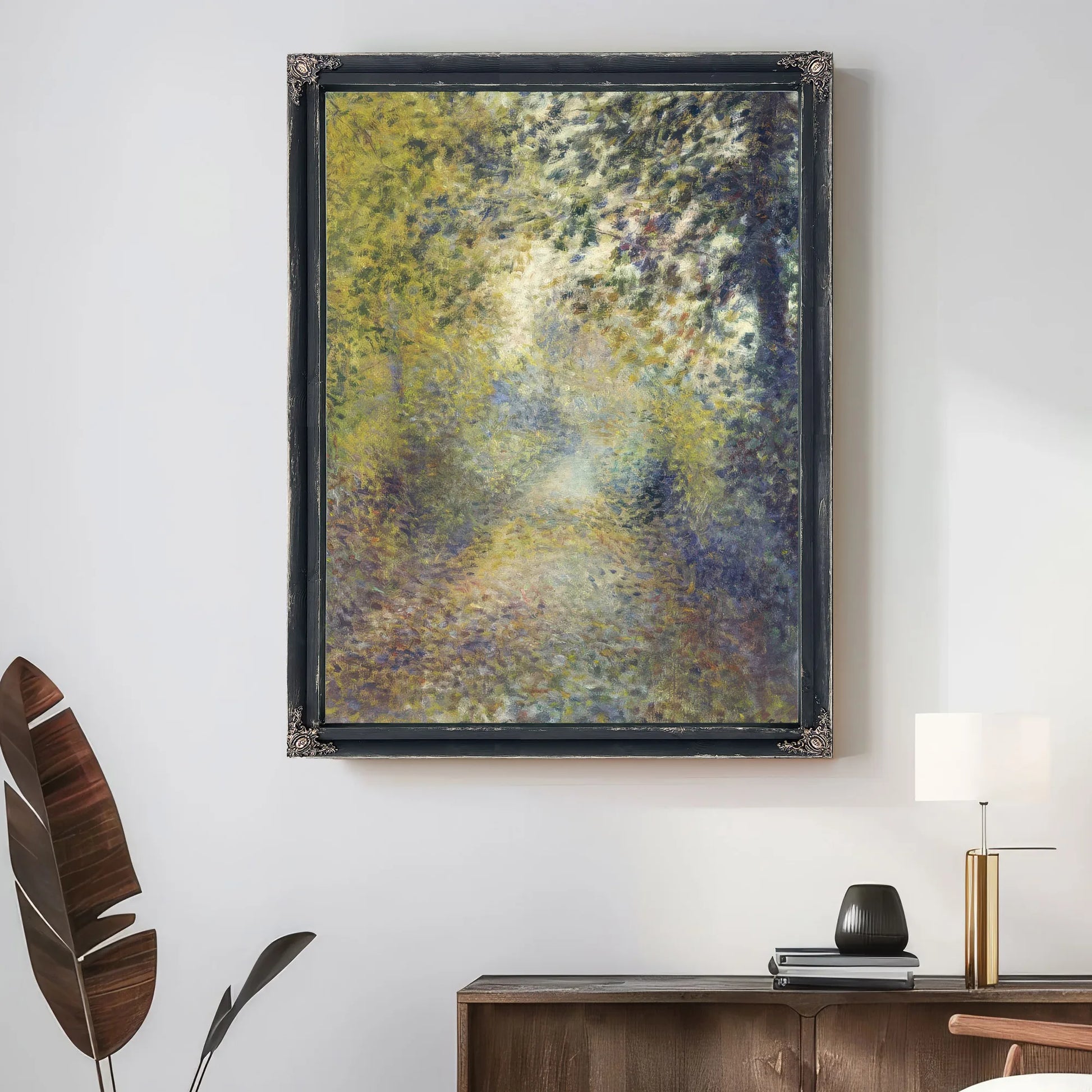 In The Woods By Pierre Auguste Renoir Fine Art Print