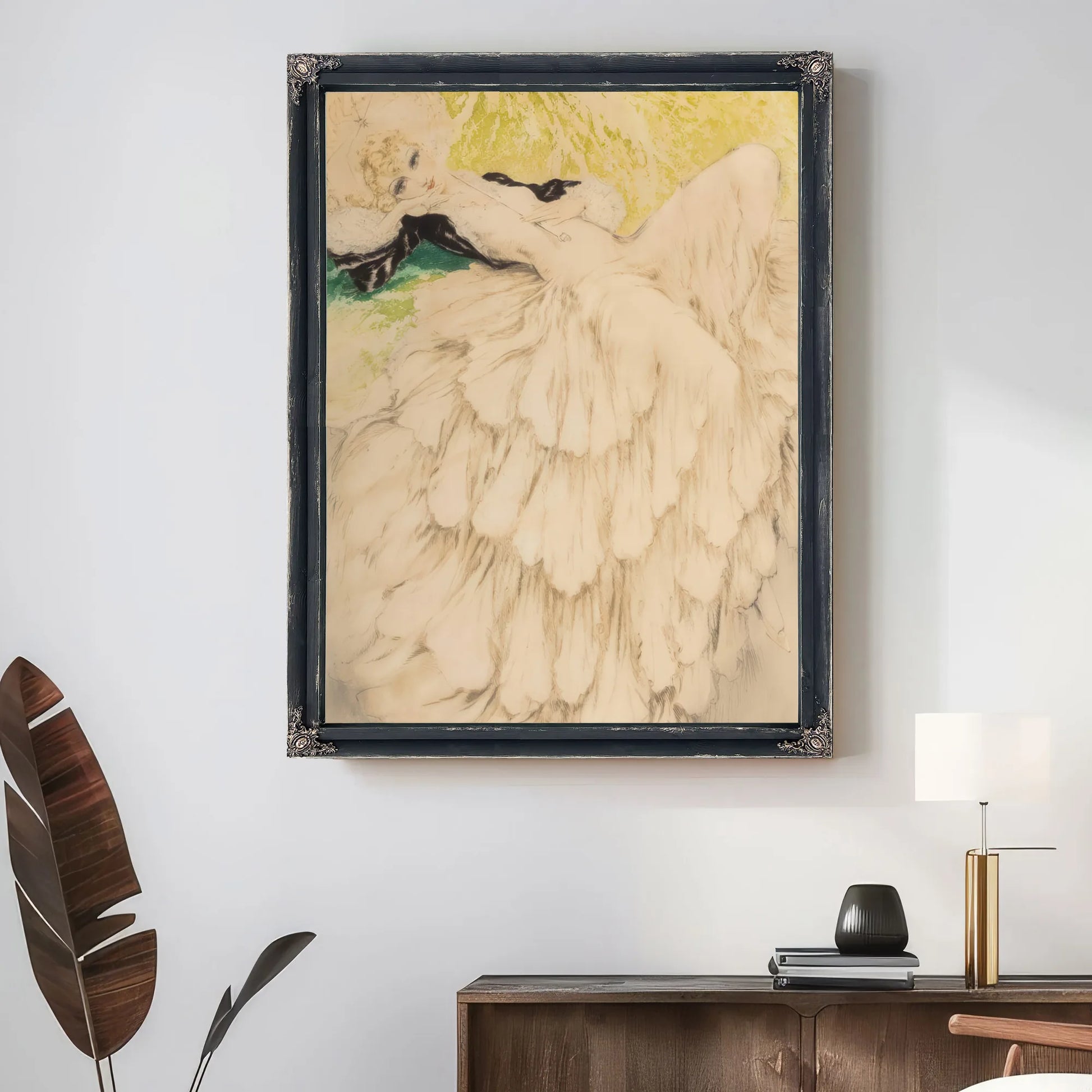 Dreaming Eyes No. 280 By Louis Icart Fine Art Print