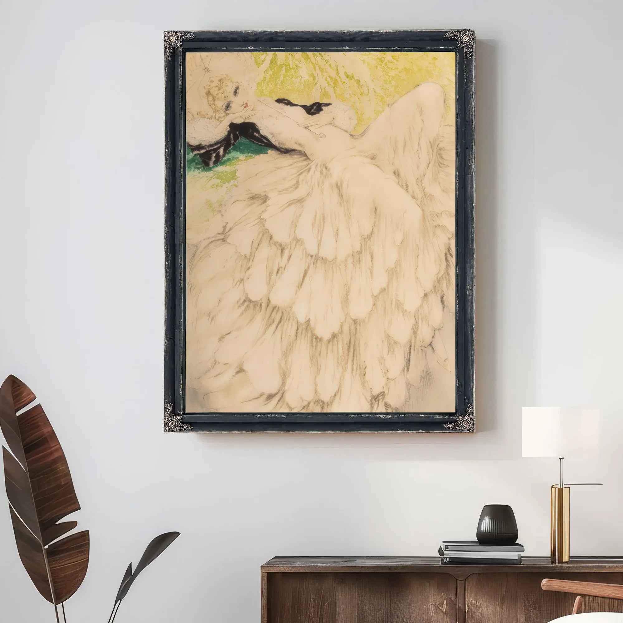 Dreaming Eyes No. 280 By Louis Icart Fine Art Print