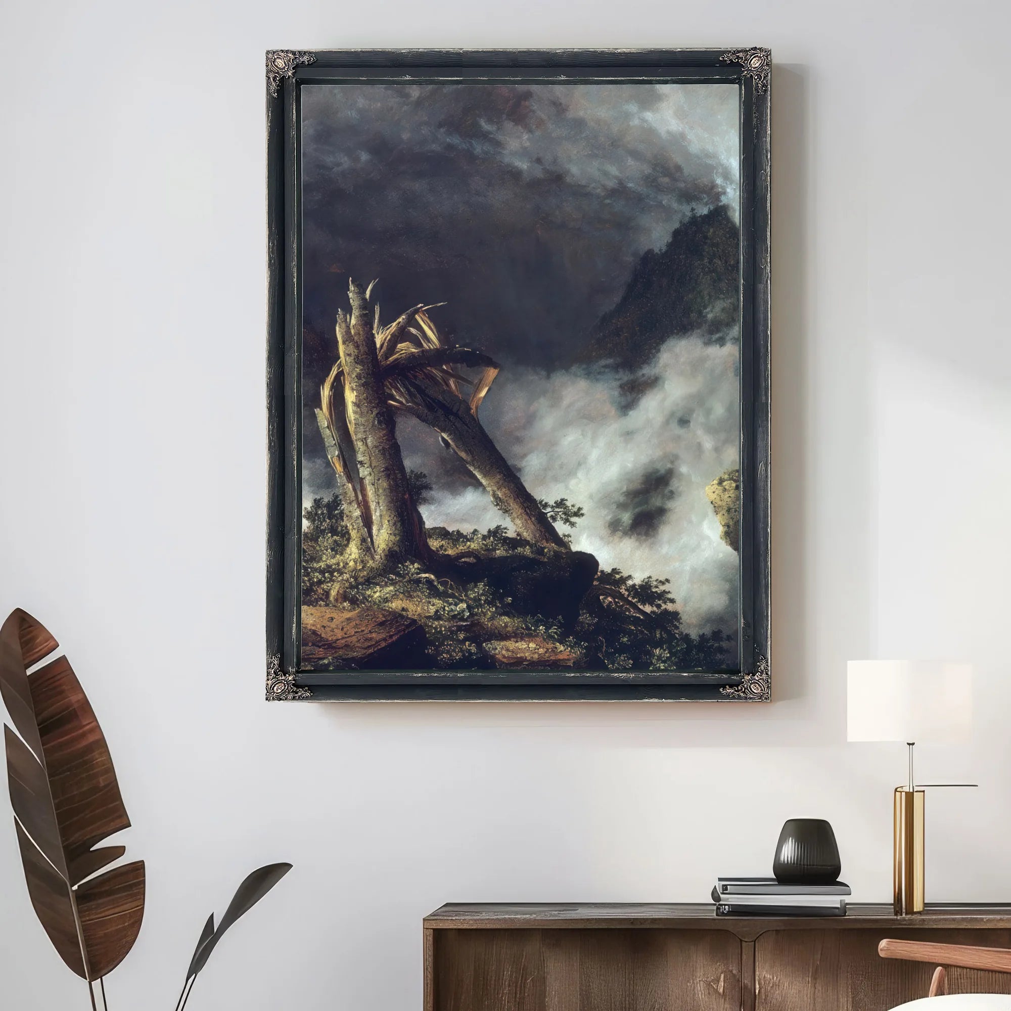 Storm In The Mountains By Frederic Edwin Church Fine Art Print
