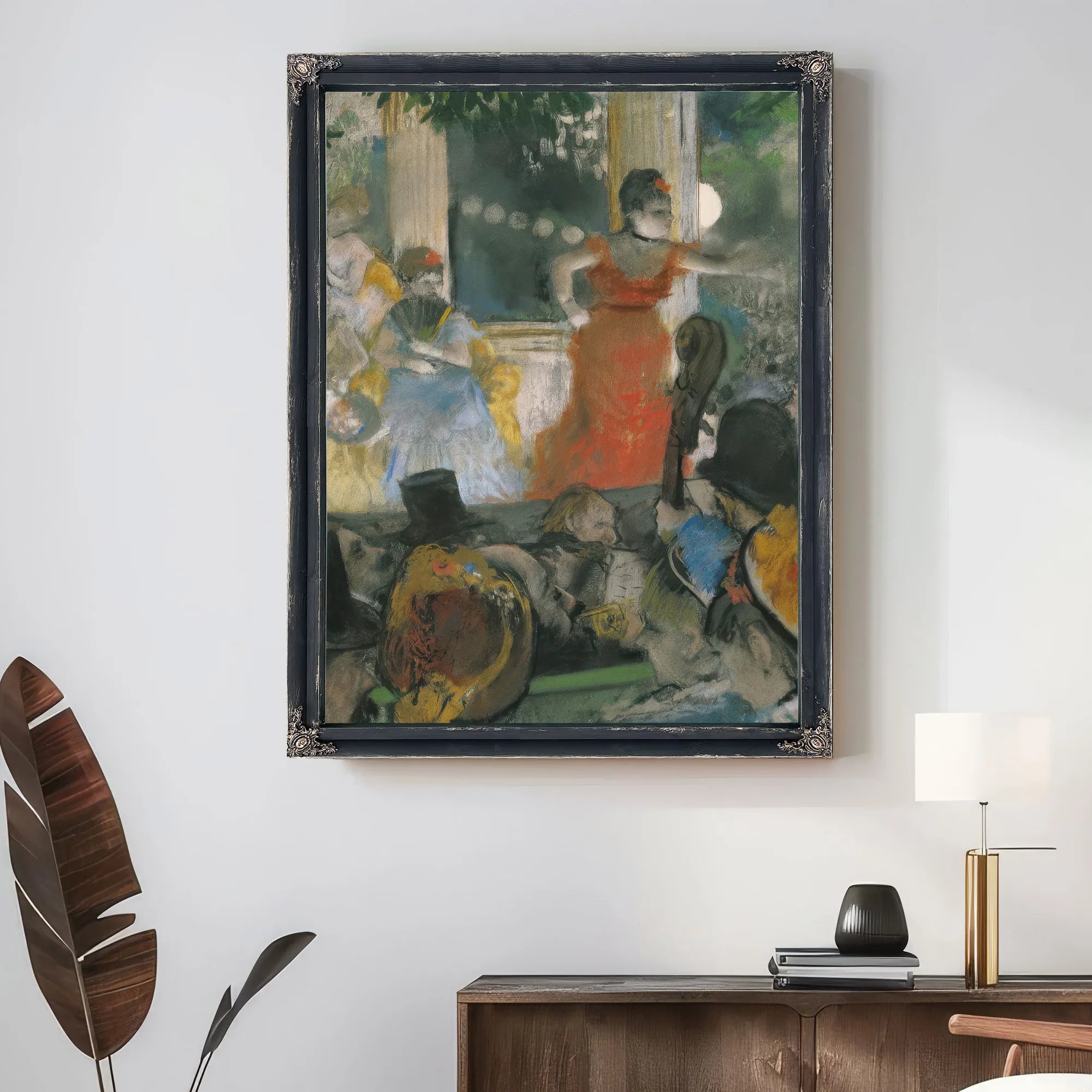 Cafe Concert At Les Ambassadeurs By Edgar Degas Fine Art Print