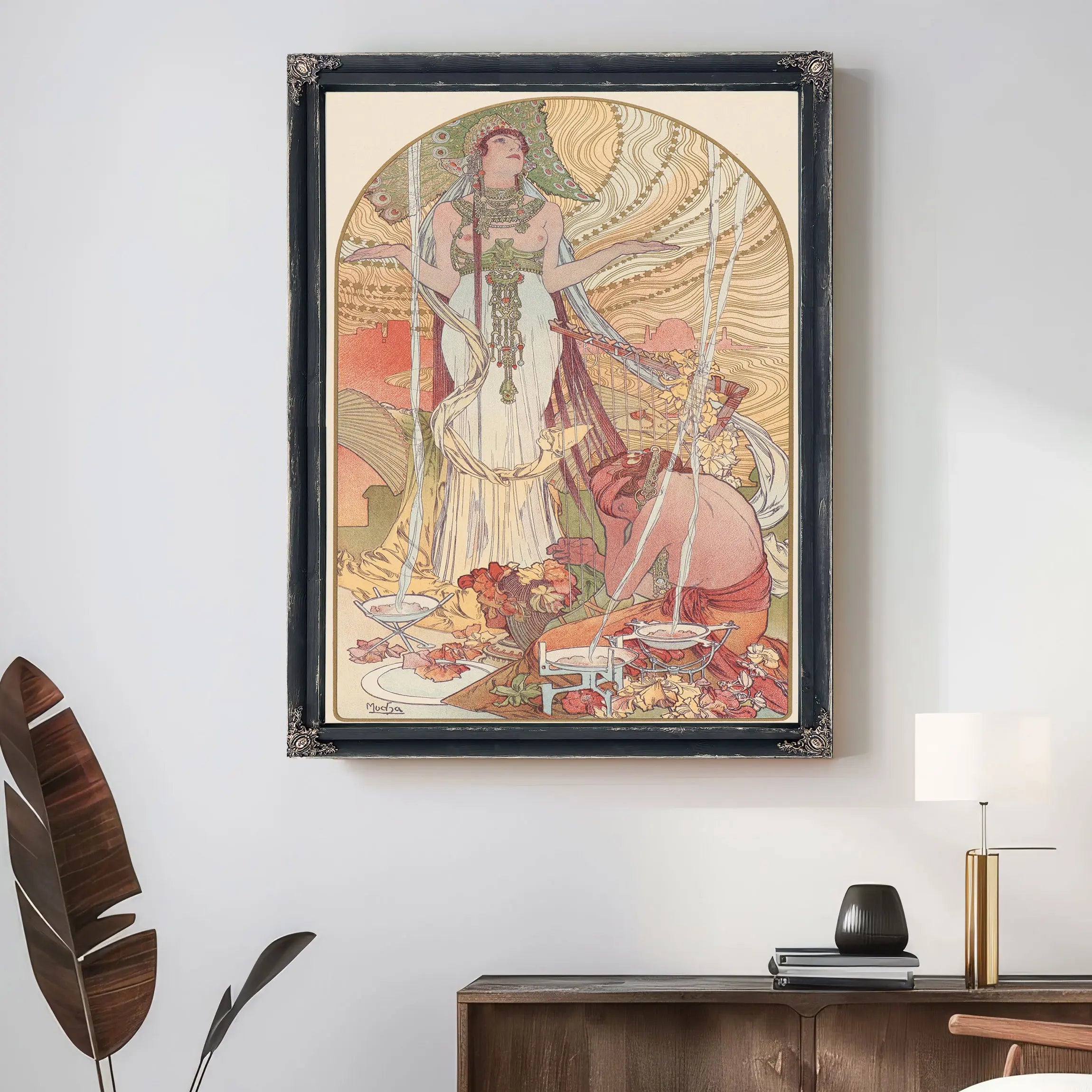 Incantation Salammbo by Alphonse Mucha