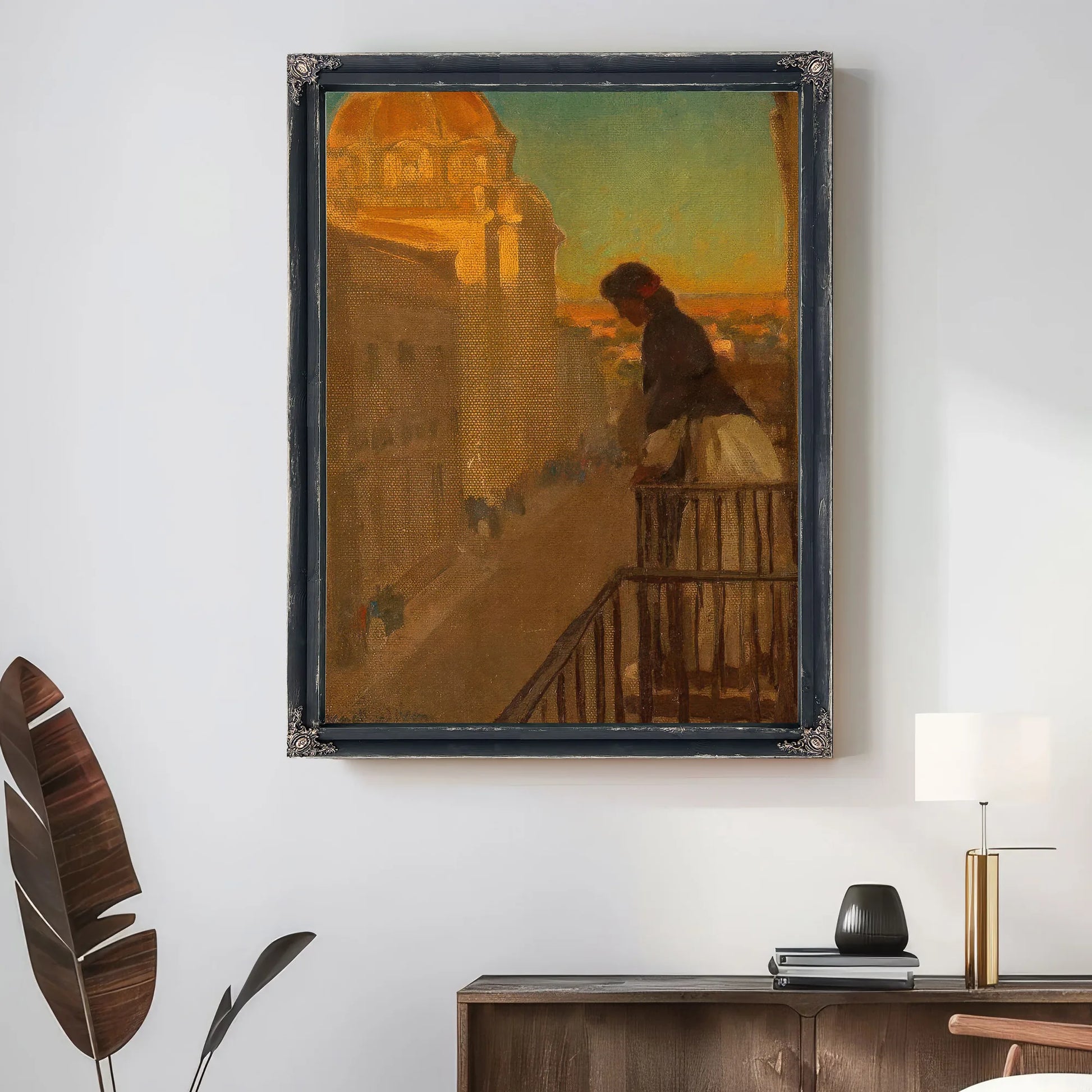 From A Balcony In Guadalajara 1905 By Maynard Dixon Fine Art Print