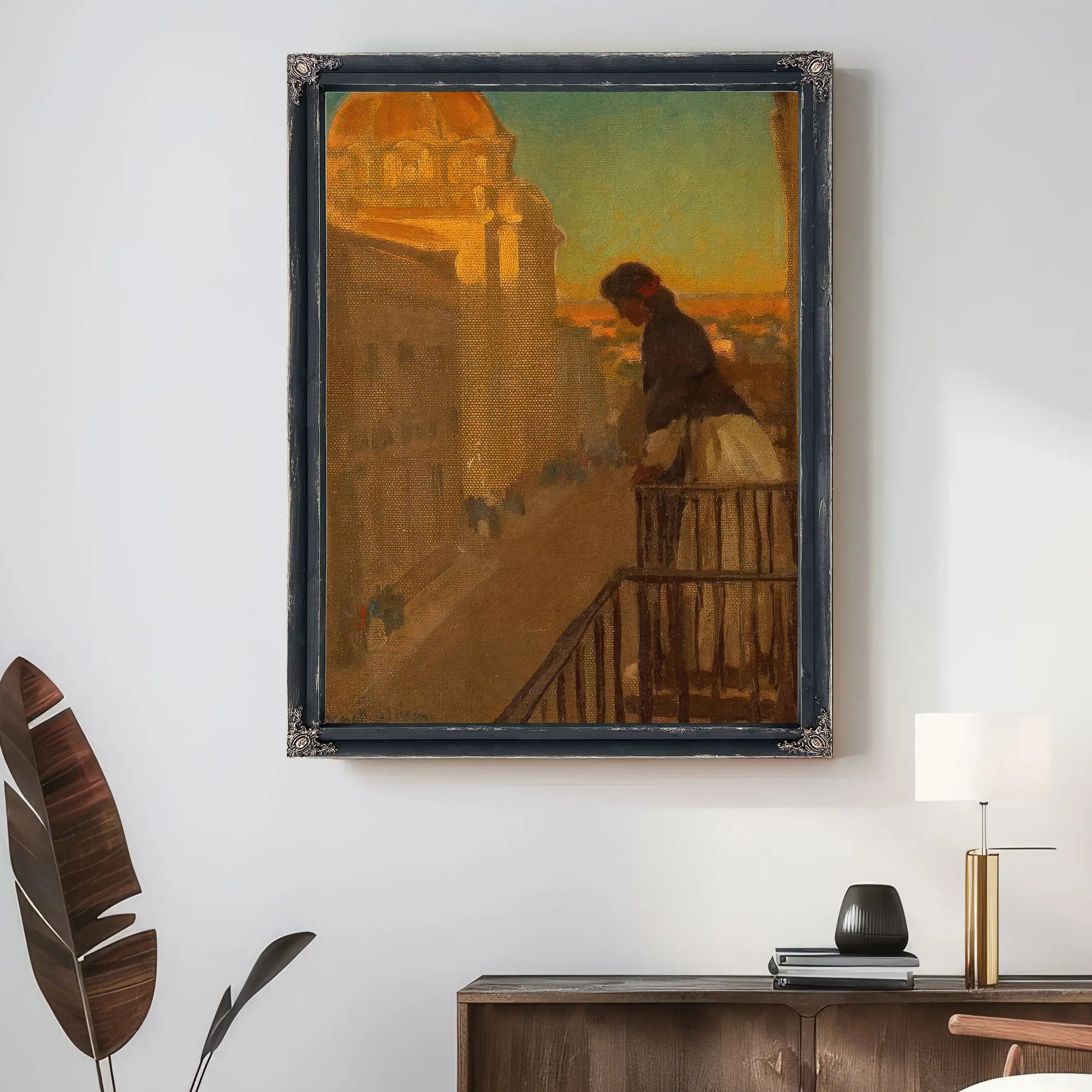 From A Balcony In Guadalajara 1905 By Maynard Dixon Fine Art Print