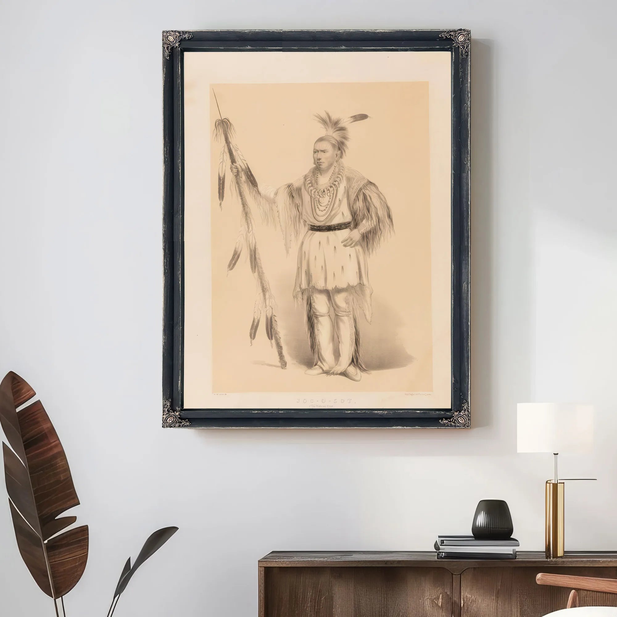 Joc O Sot, The Walking Bear By George Catlin Fine Art Print