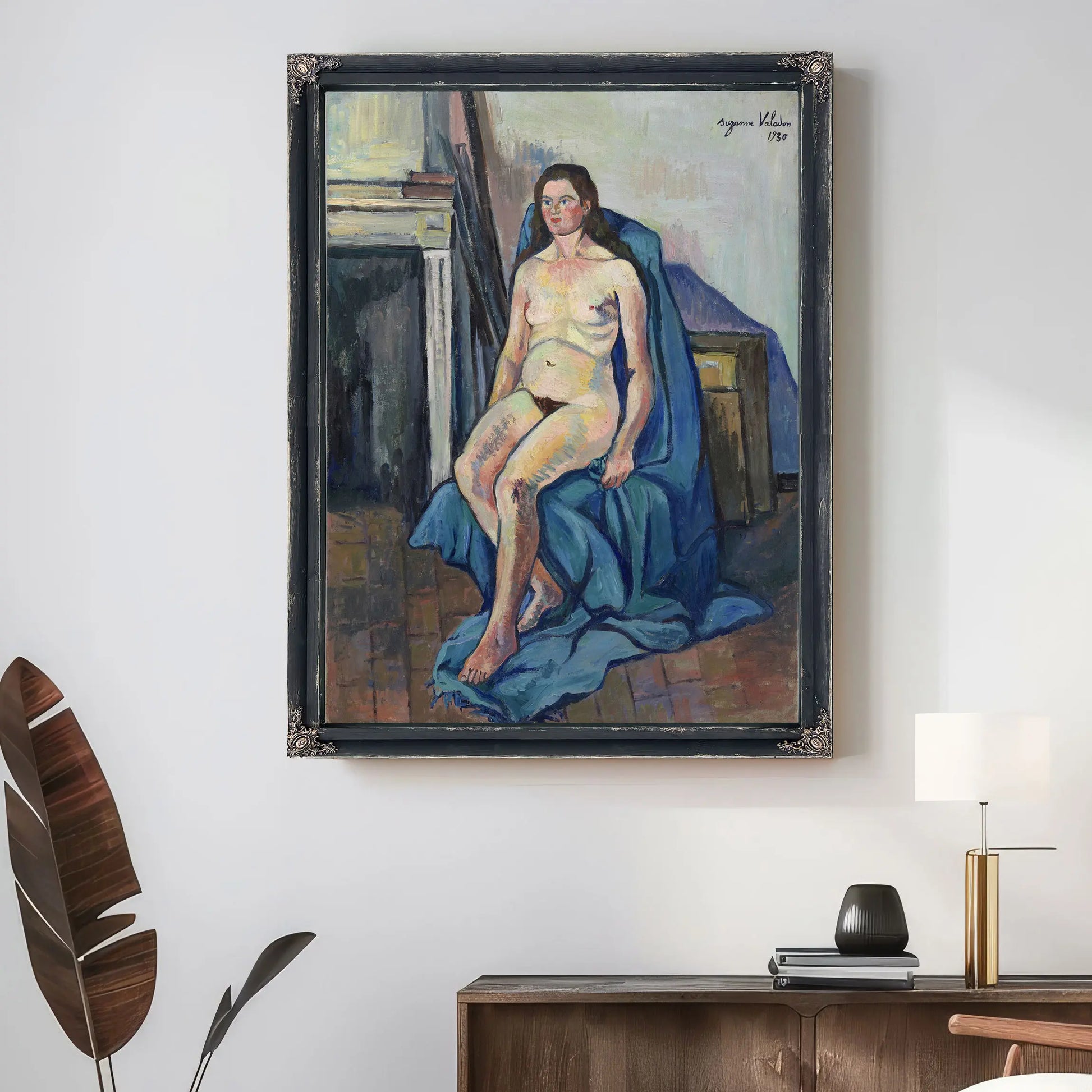 Valadon Nu Au Chale Bleu by Suzanne Valadon