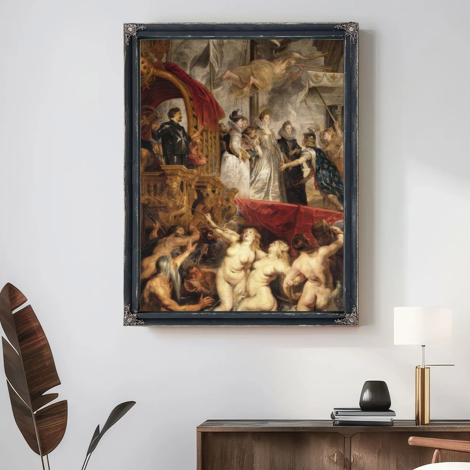 The Arrival Of Marie De Medici In Marseilles 3Rd November 1600 By Peter Paul Rubens Fine Art Print