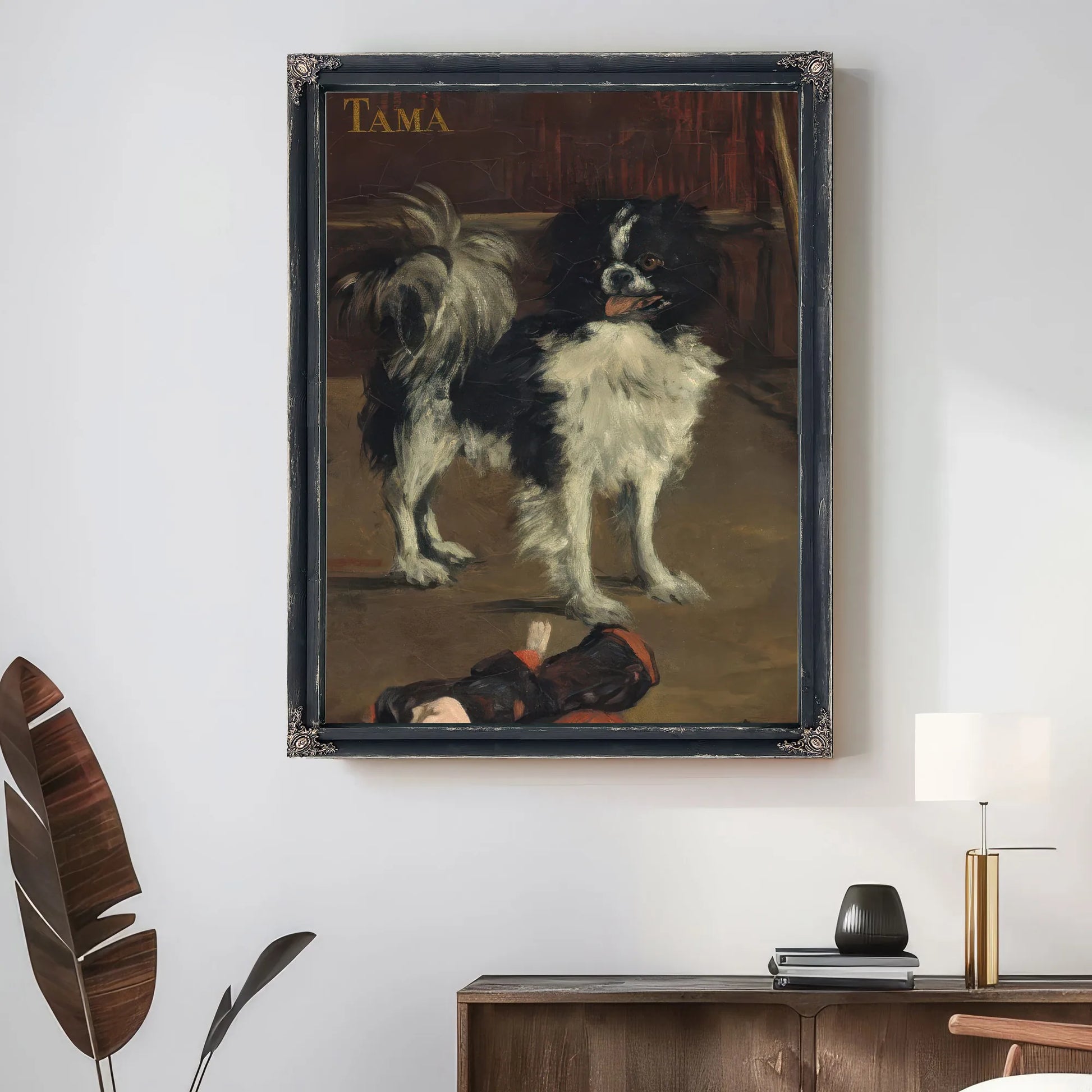 Tama, The Japanese Dog By Edouard Manet Fine Art Print