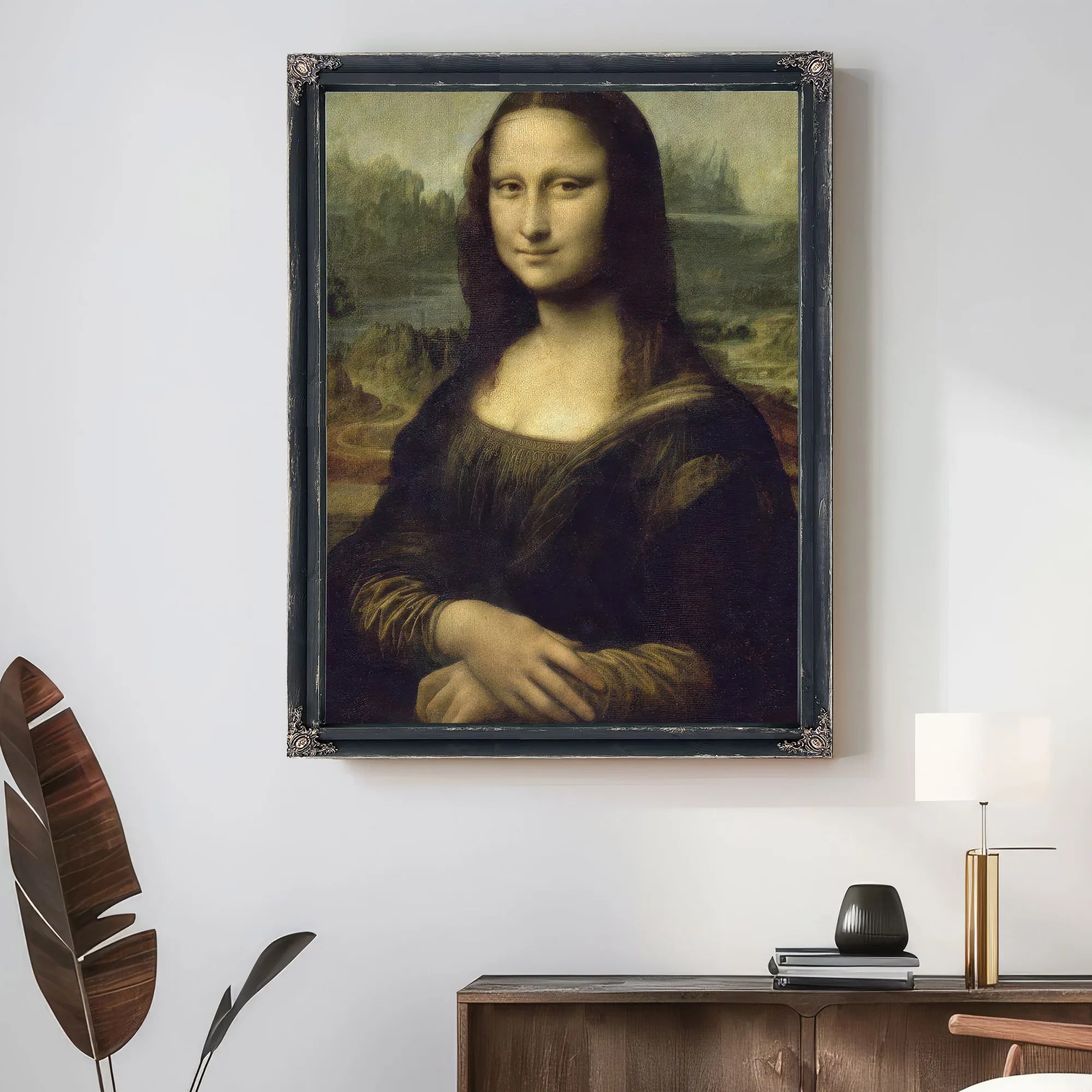 La Joconde Portrait De Monna Lisa By Leonardo Da Vinci Fine Art Print