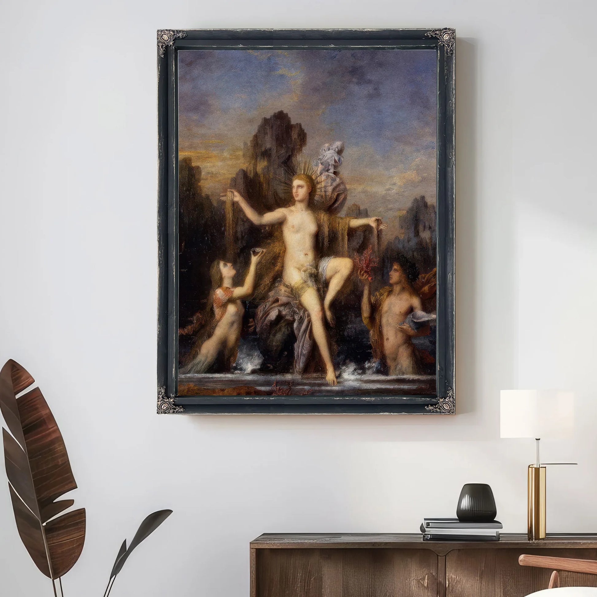 Venus Rising From The Sea 1866 By Gustave Moreau Fine Art Print