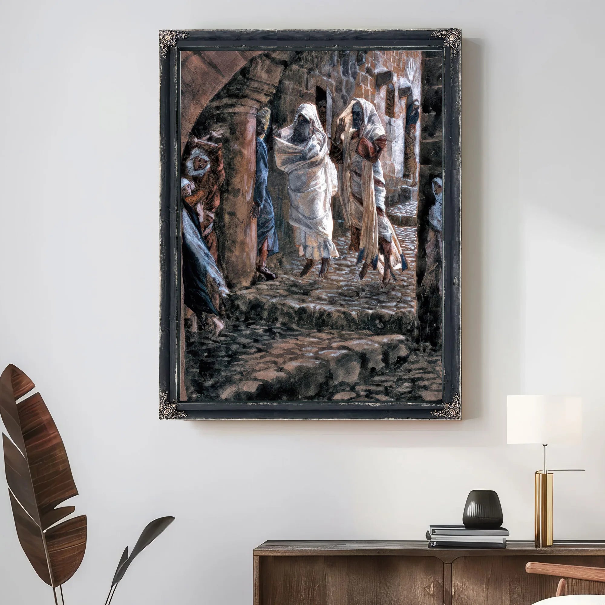 Apparitions Of The Dead In The Streets Of Jerusalem By James Tissot Fine Art Print