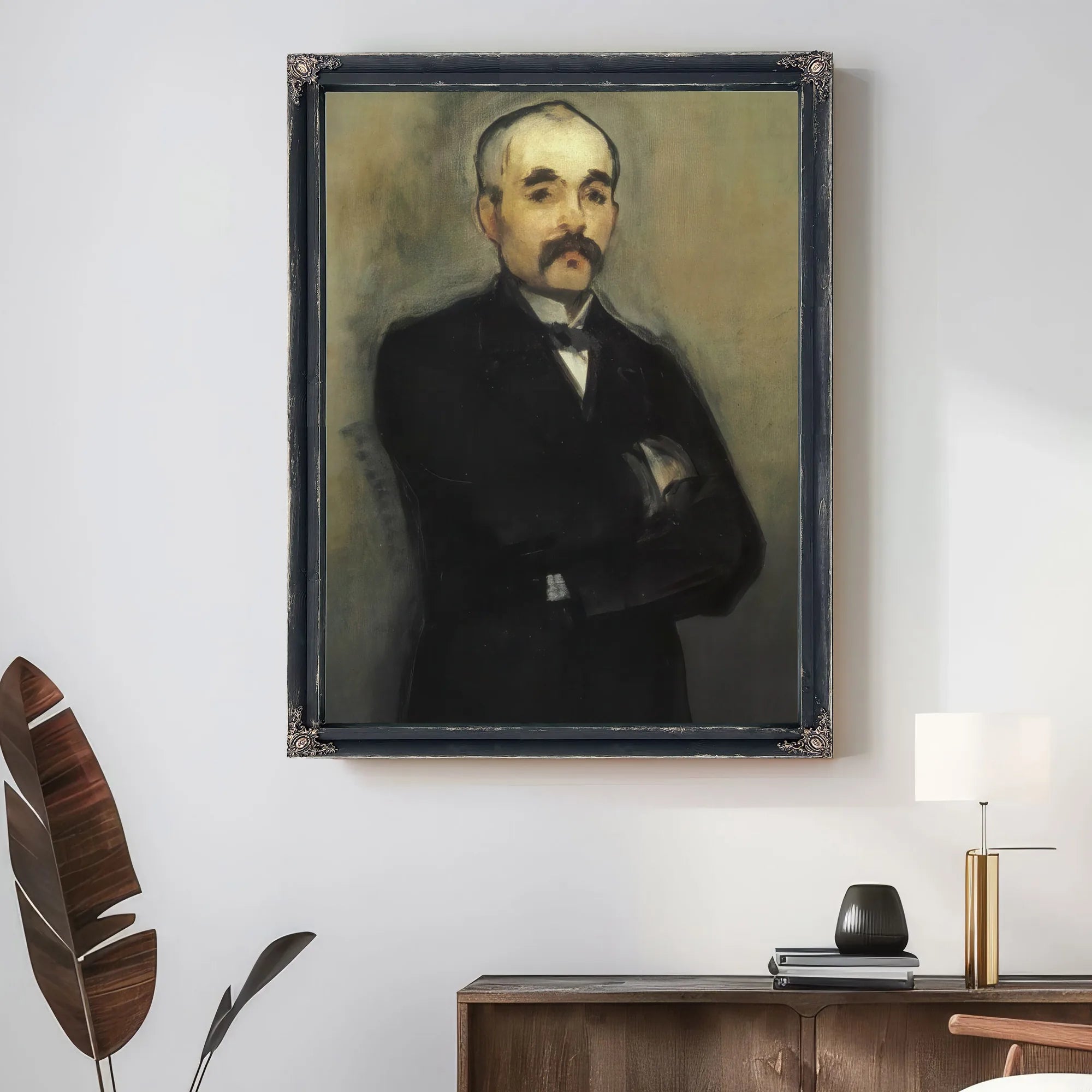Portrait Of George Clemeceau 1880 By Edouard Manet Fine Art Print