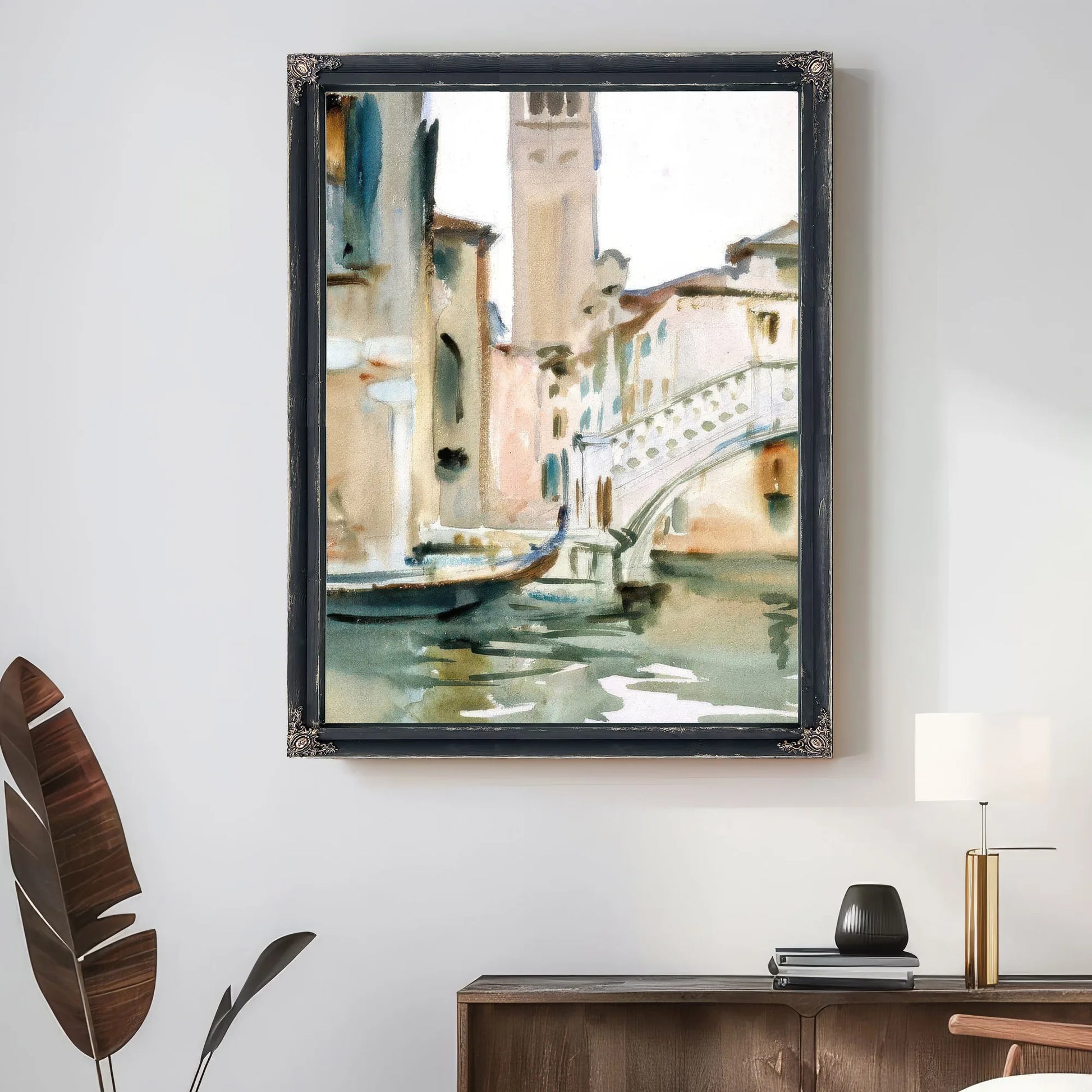 Bridge And Campanile, Venice By John Singer Sargent Fine Art Print