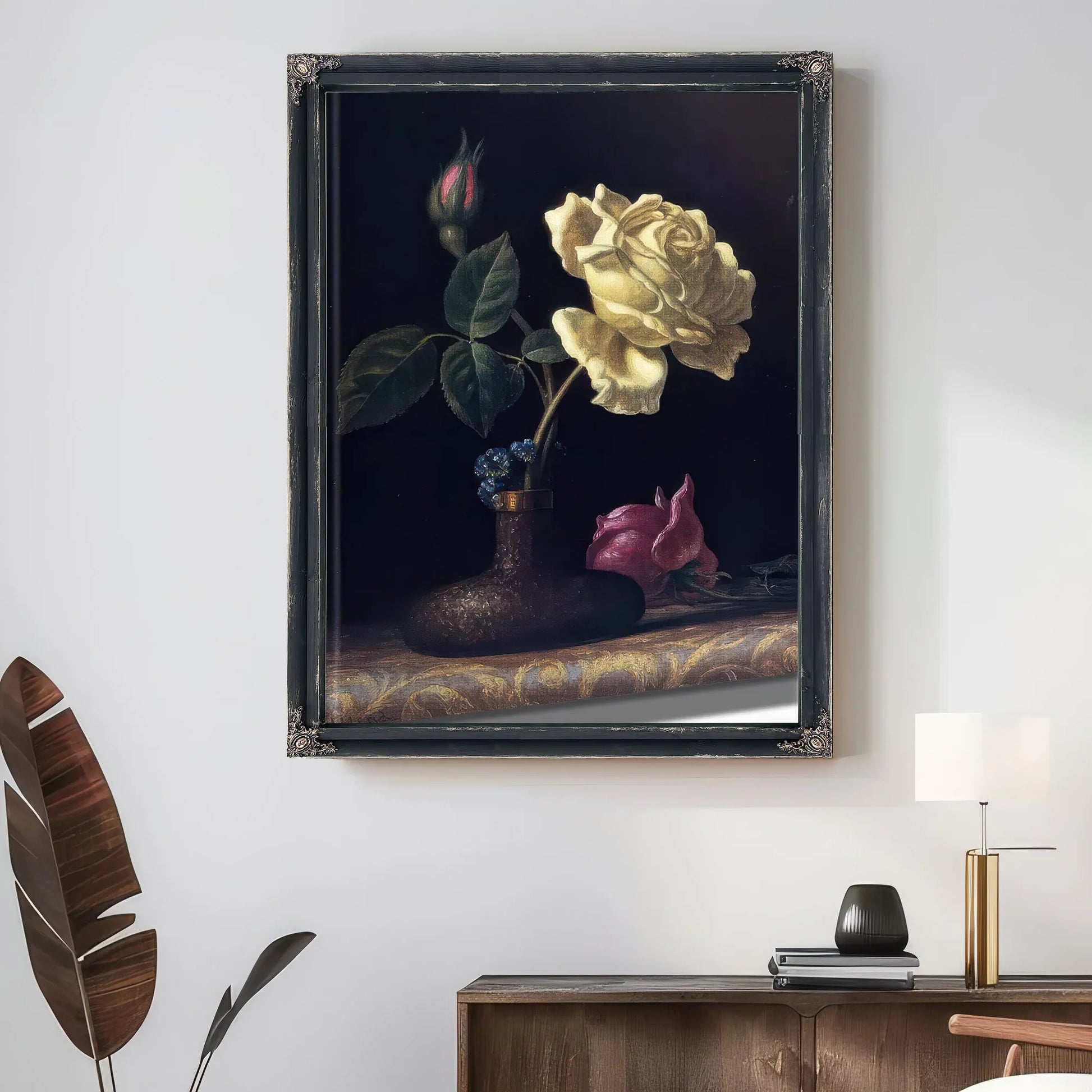The White Rose By Martin Johnson Heade Fine Art Print