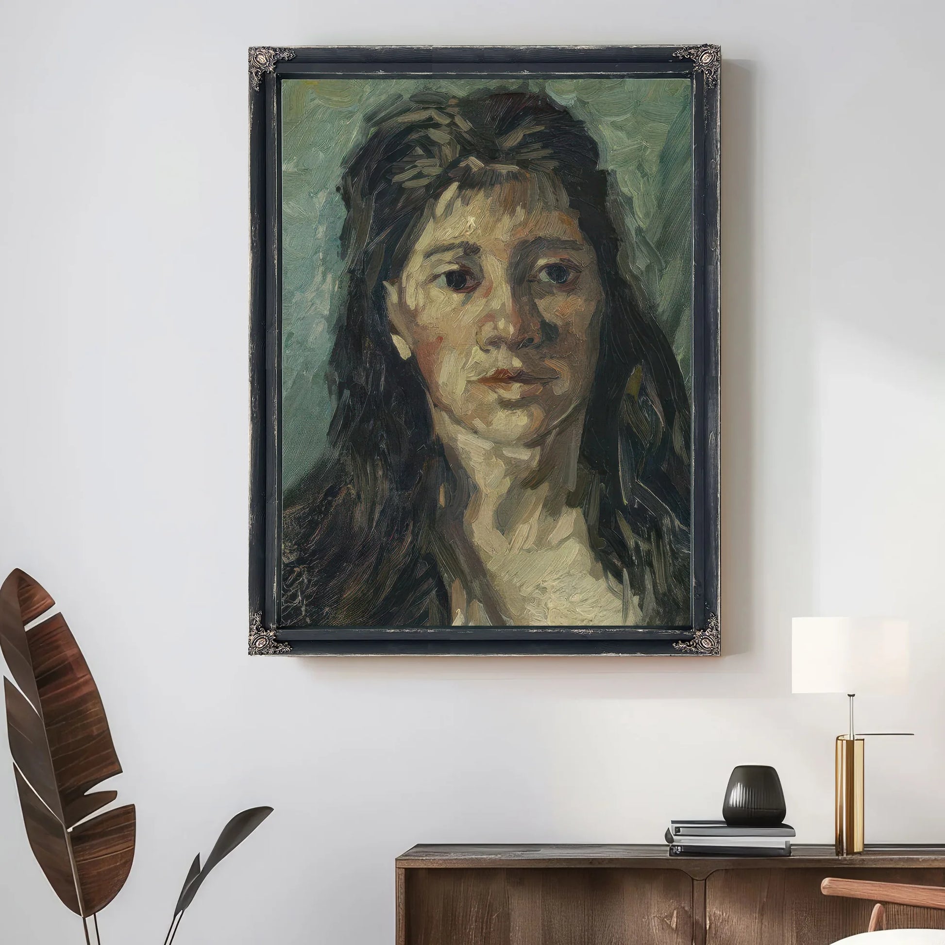 Head Of A Prostitute By Vincent Van Gogh Fine Art Print