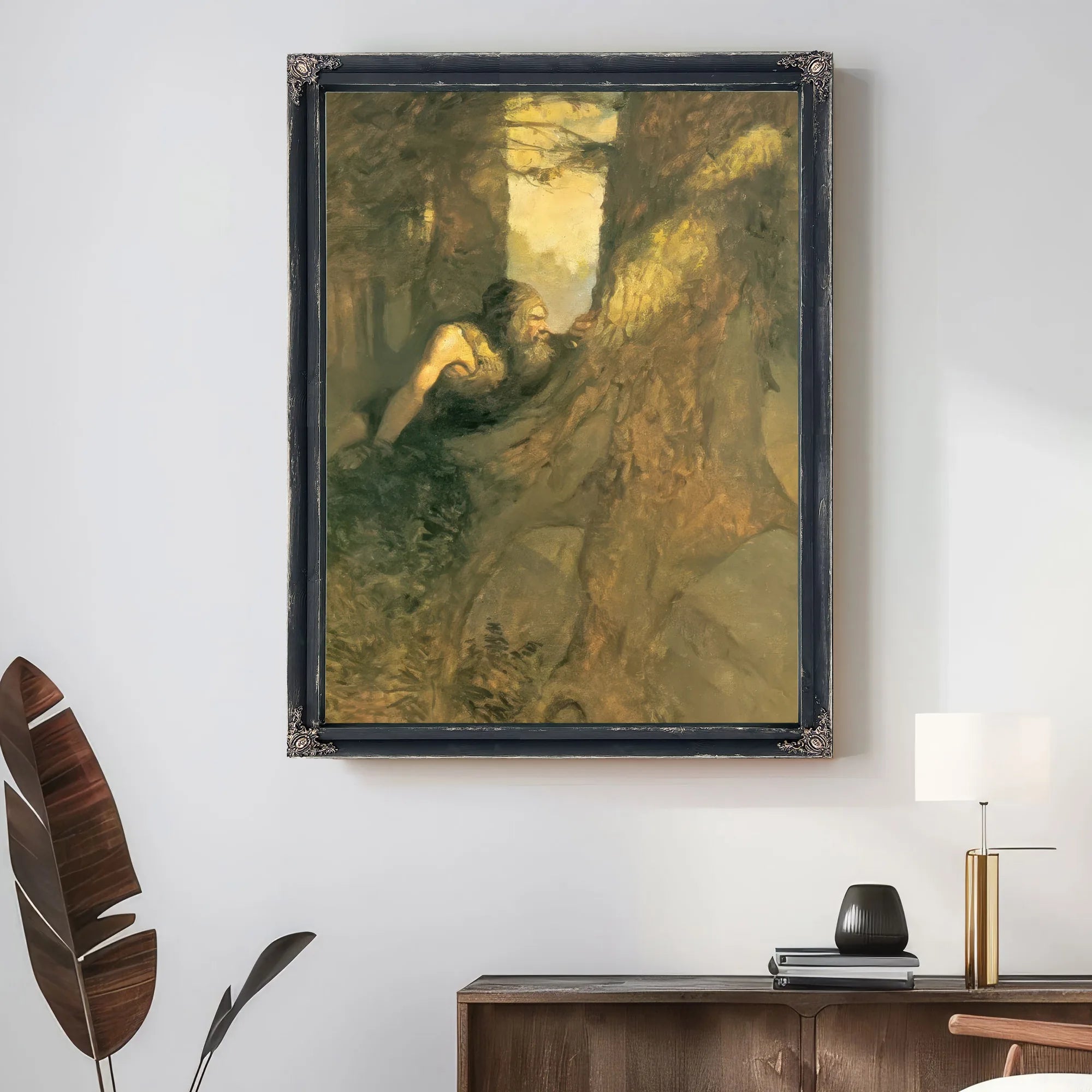 Ben Gunn By NC Wyeth Fine Art Print