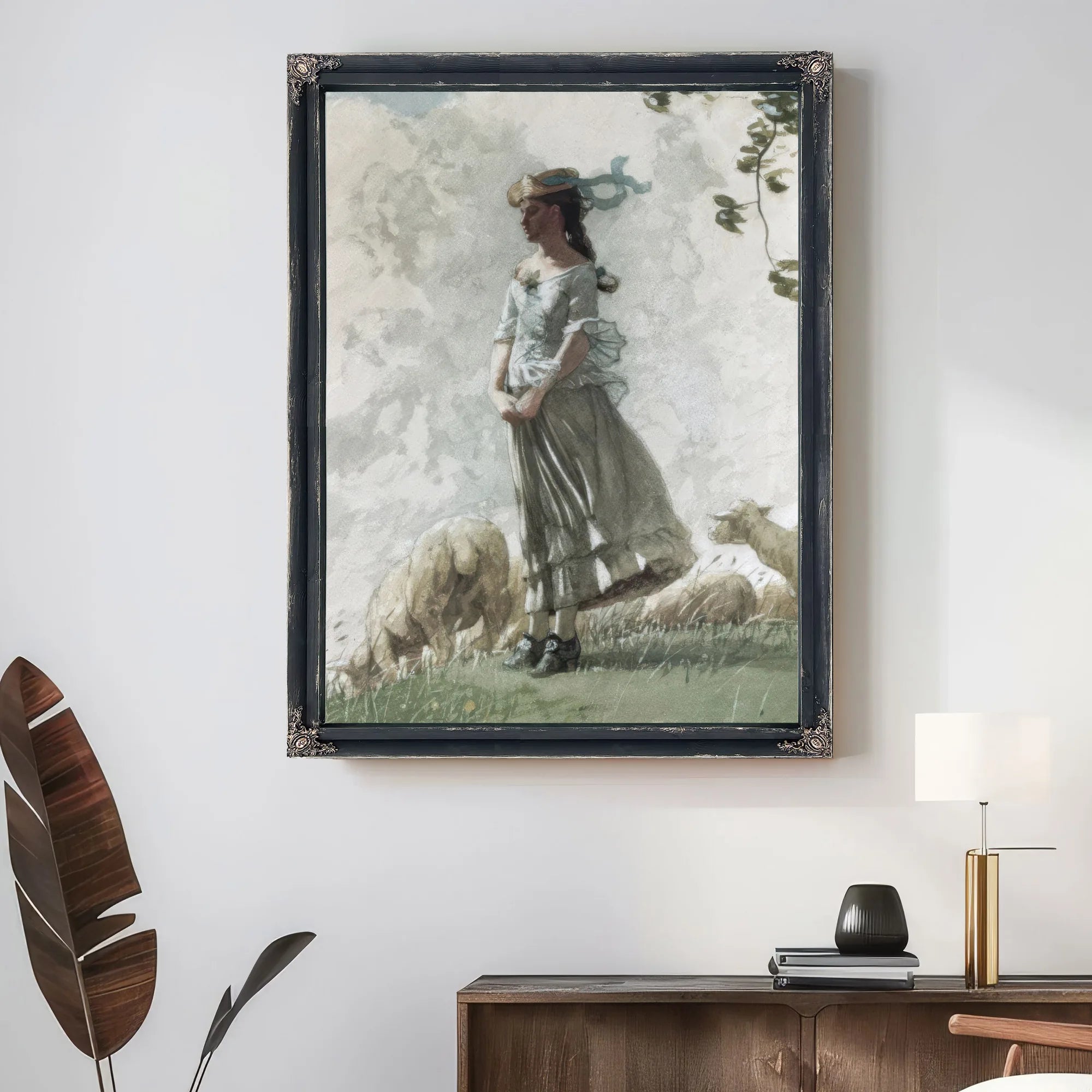 Fresh Air By Winslow Homer Fine Art Print