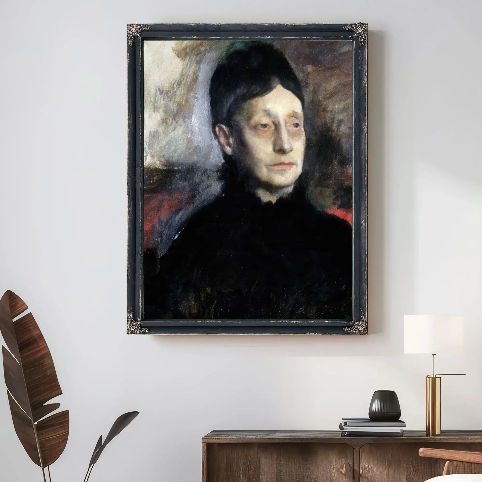 Stefanina Primicile Carafa, Marchioness Of Cicerale And Duchess Of Montejasi By Edgar Degas Fine Art Print
