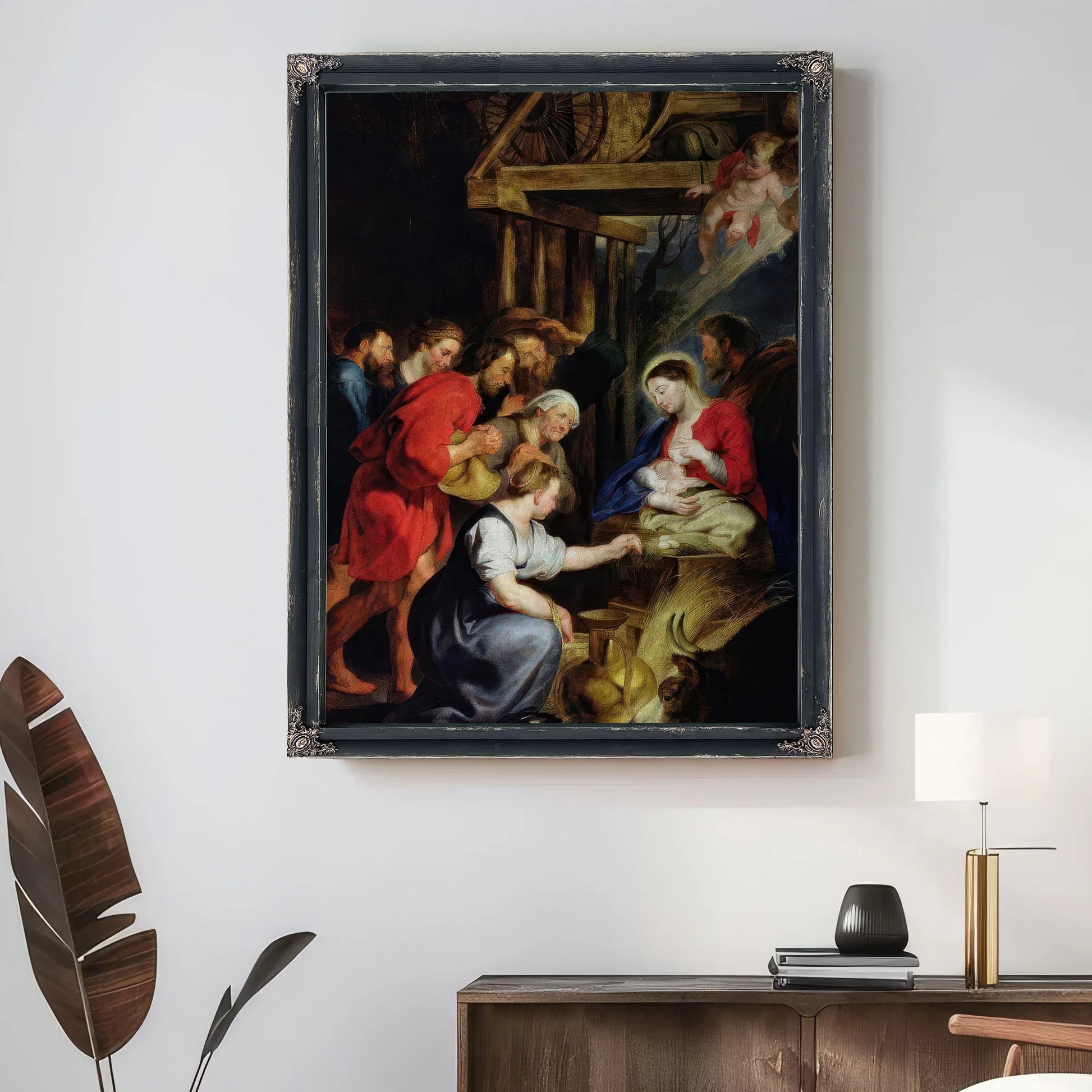 Adoration Of The Shepherds By Peter Paul Rubens Fine Art Print