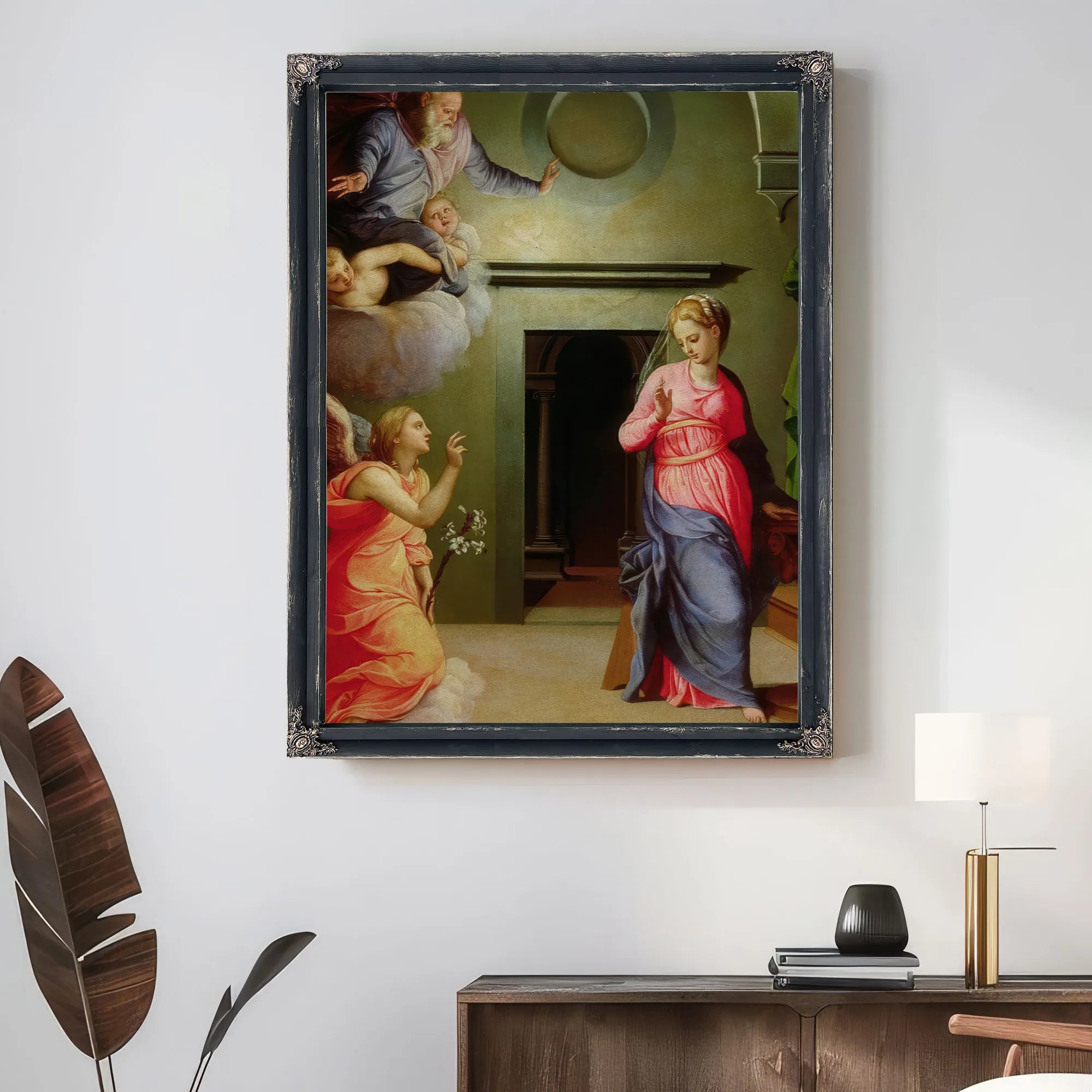 The Annunciation By Agnolo Bronzino Fine Art Print