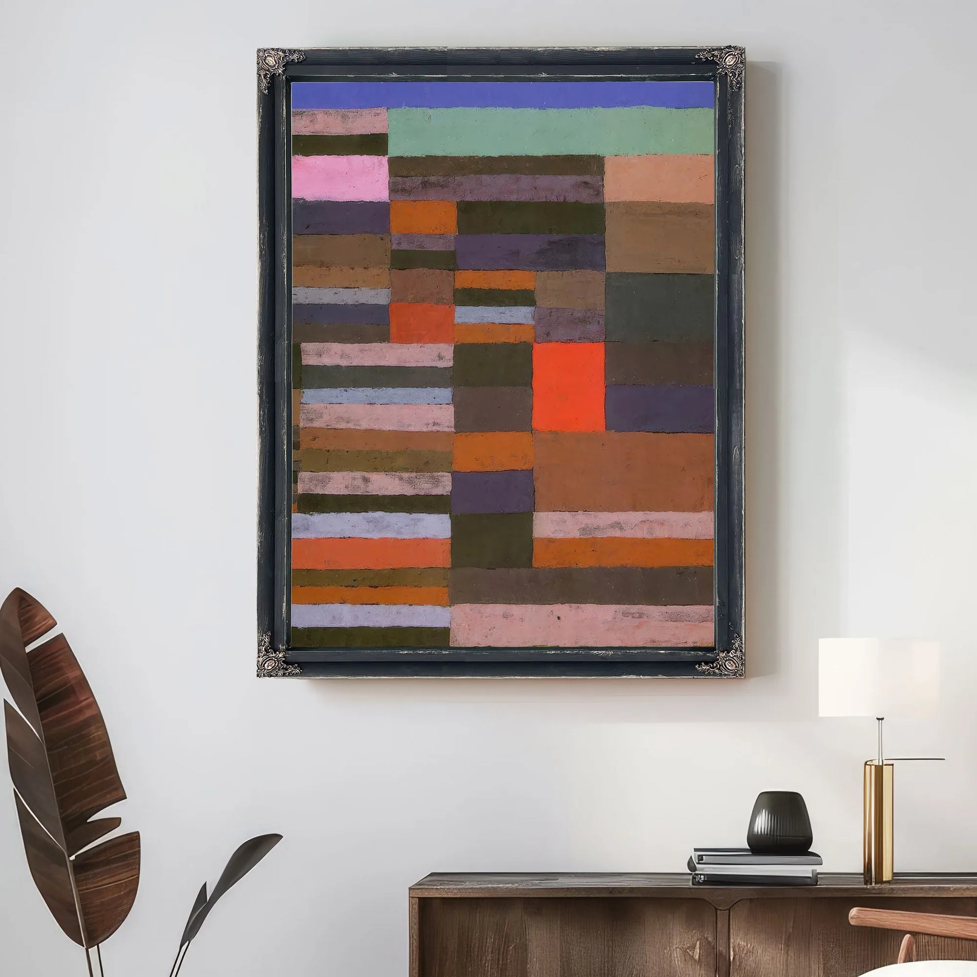 Individualized Measurement Of The Strata 1930 R 2 (82) By Paul Klee Fine Art Print