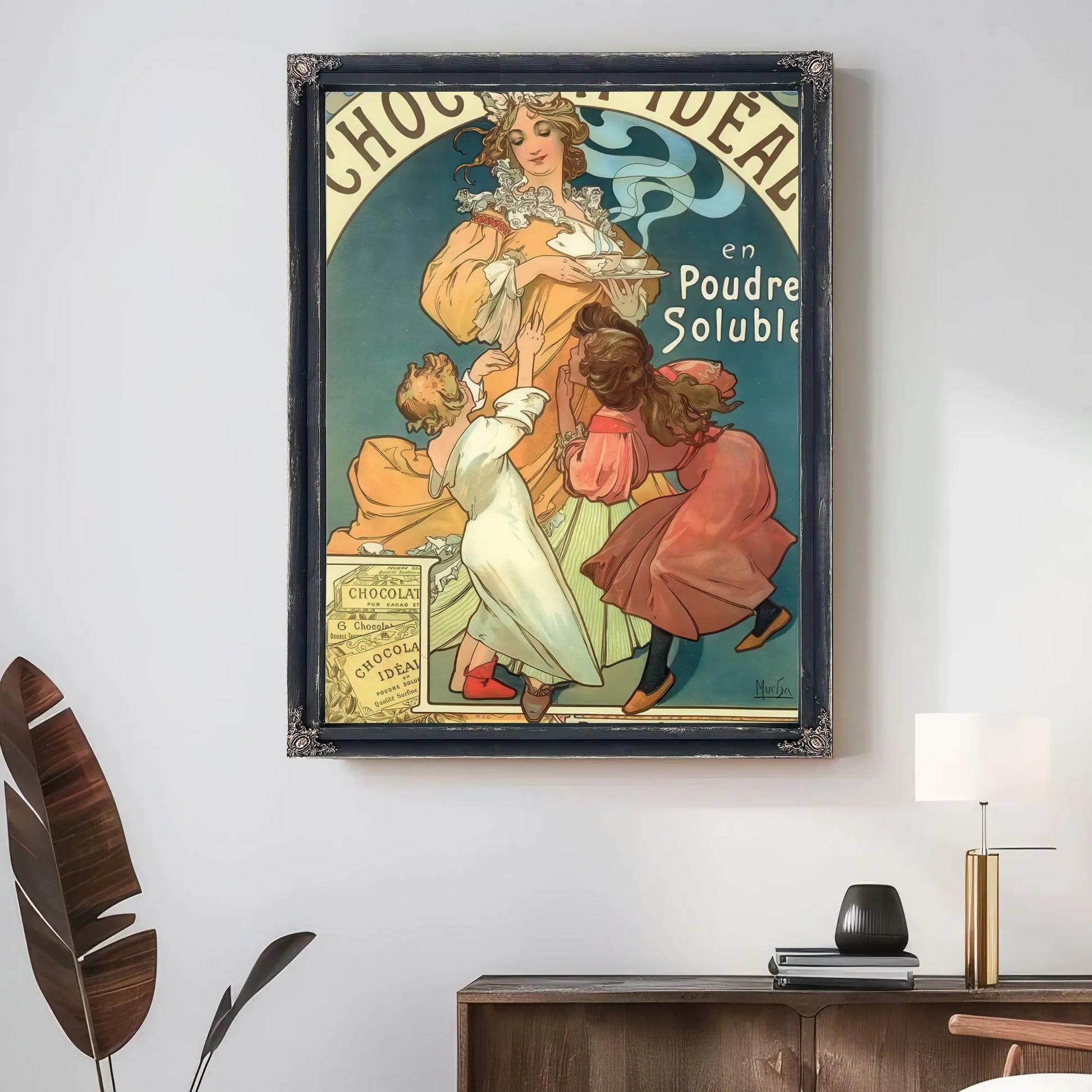 Chocolat Ideal By Alphonse Mucha Fine Art Print
