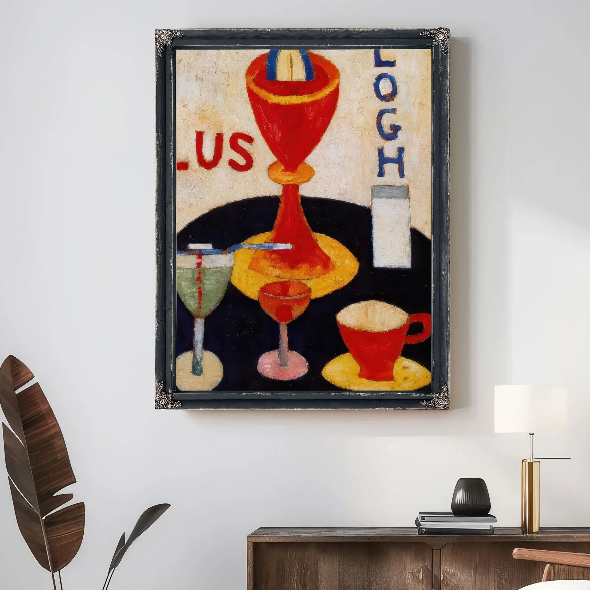 Handsome Drinks By Marsden Hartley Fine Art Print