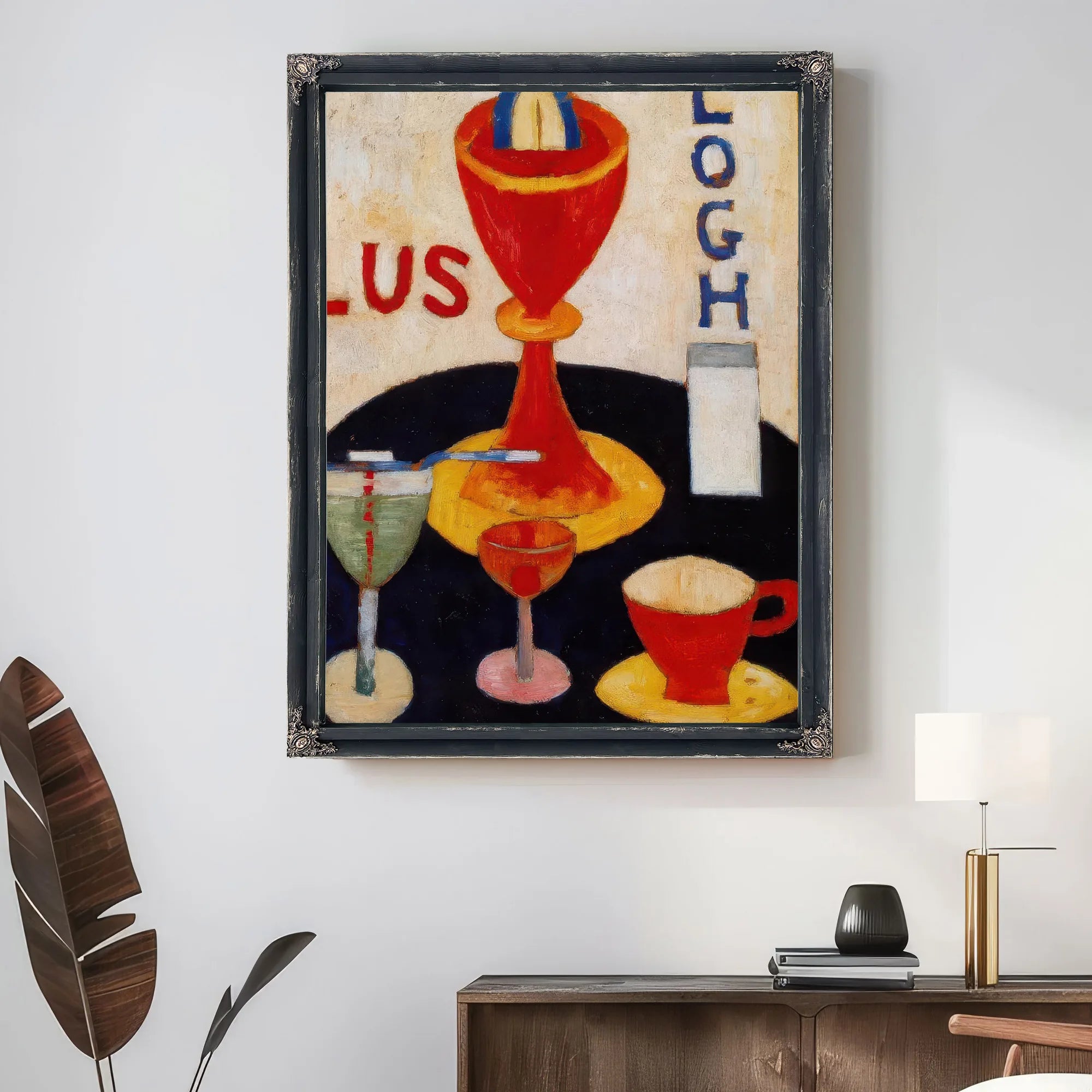 Handsome Drinks By Marsden Hartley Fine Art Print