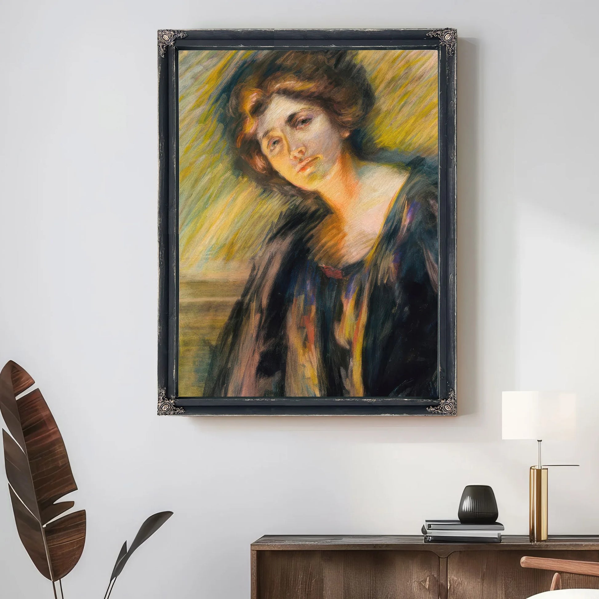 Firelight By Alice Pike Barney Fine Art Print