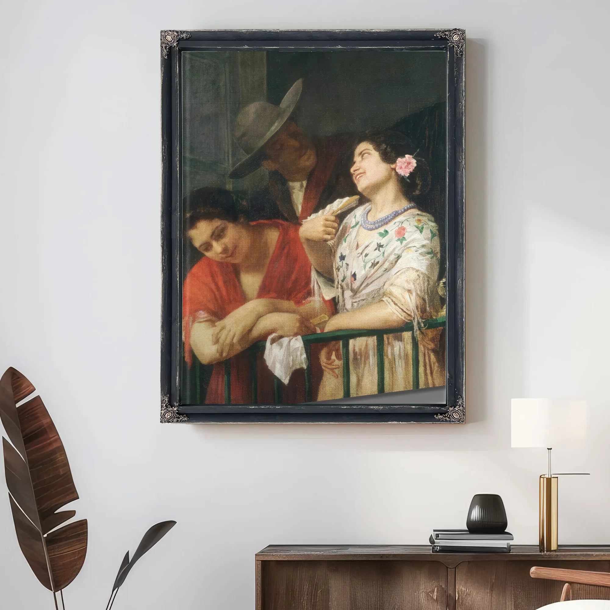 On The Balcony By Mary Cassatt Fine Art Print