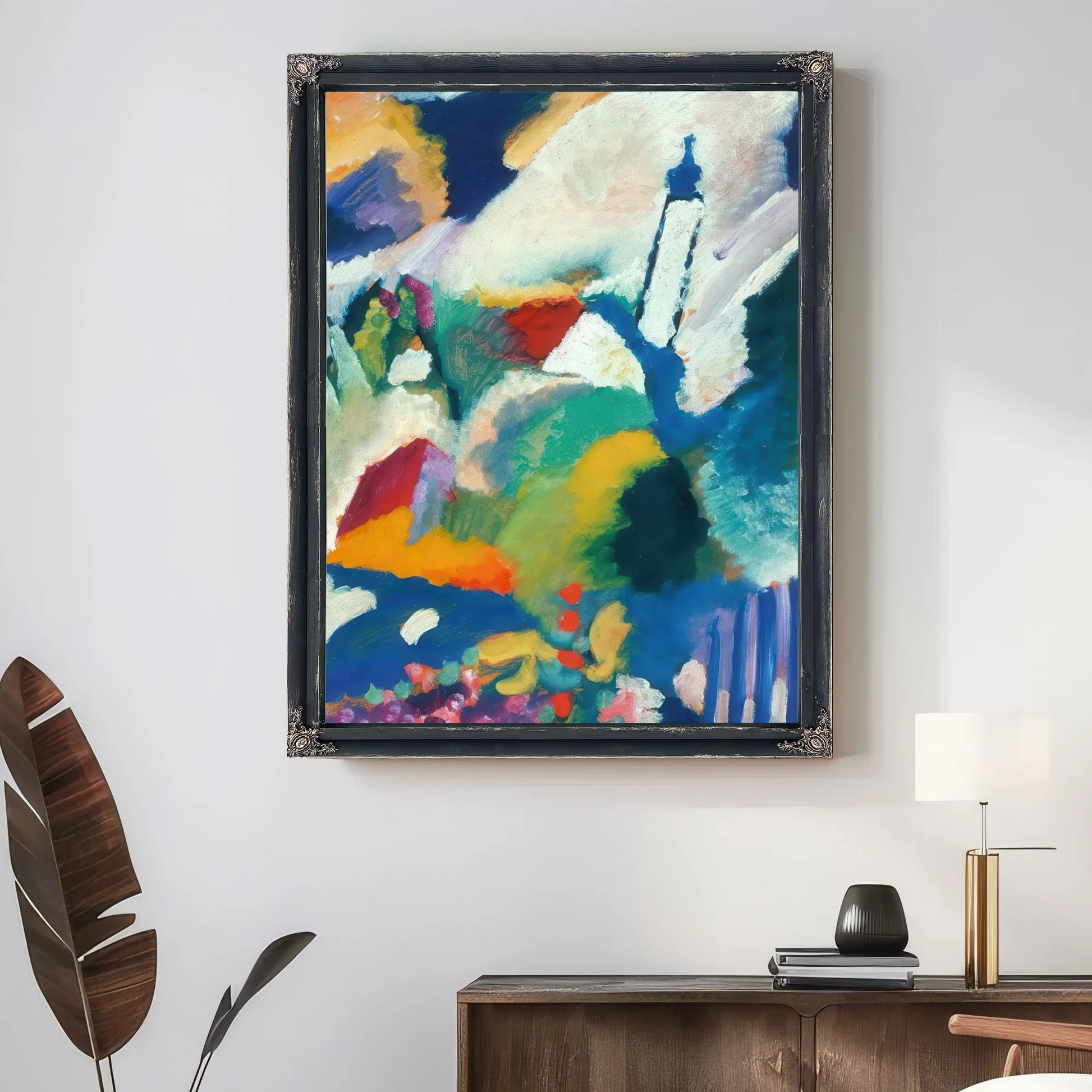 Church In Murnau By Wassily Kandinsky Fine Art Print