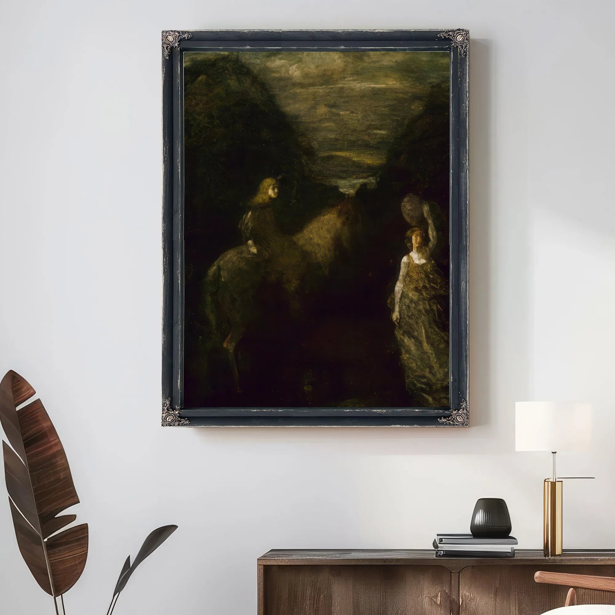 King Cophetua And The Beggar Maid By Albert Pinkhamryder Fine Art Print
