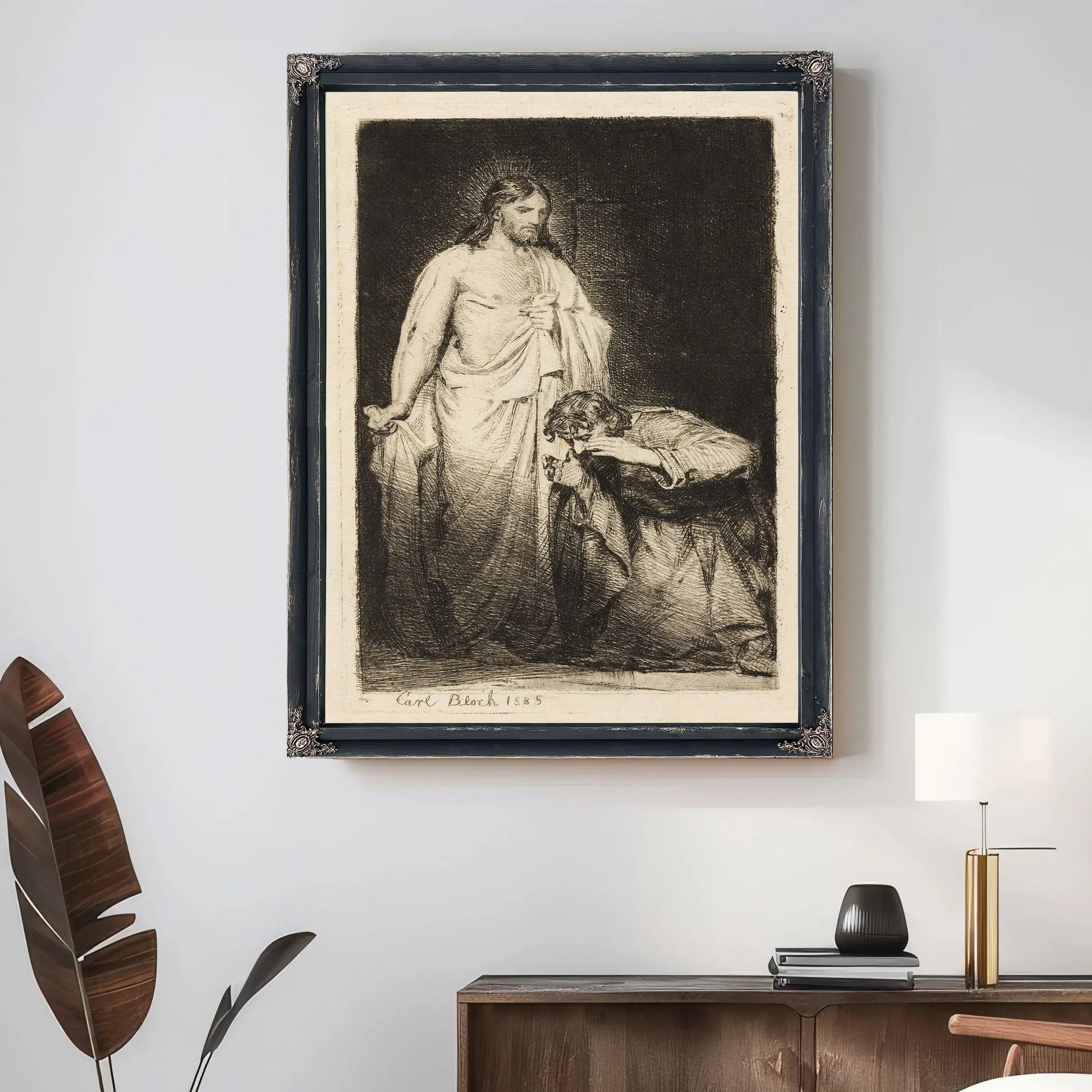 Christ And The Doubting Thomas 4 by Carl Bloch