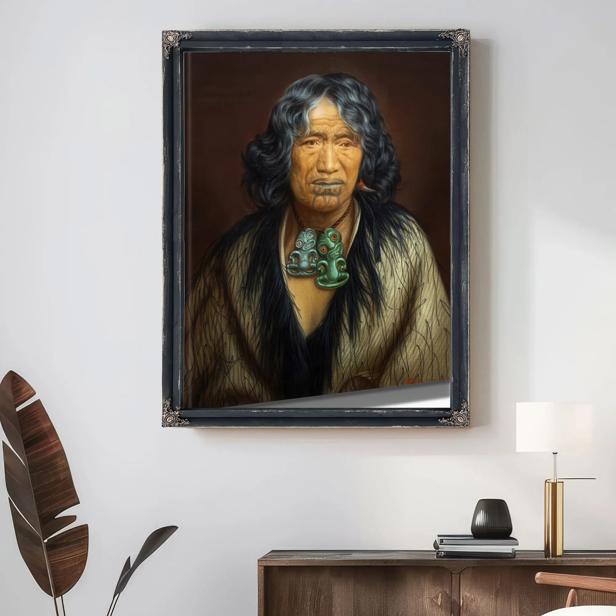 Kuinioroa Daughter Of Rangi Kopinga 1880 By Gottfried Lindauer Fine Art Print