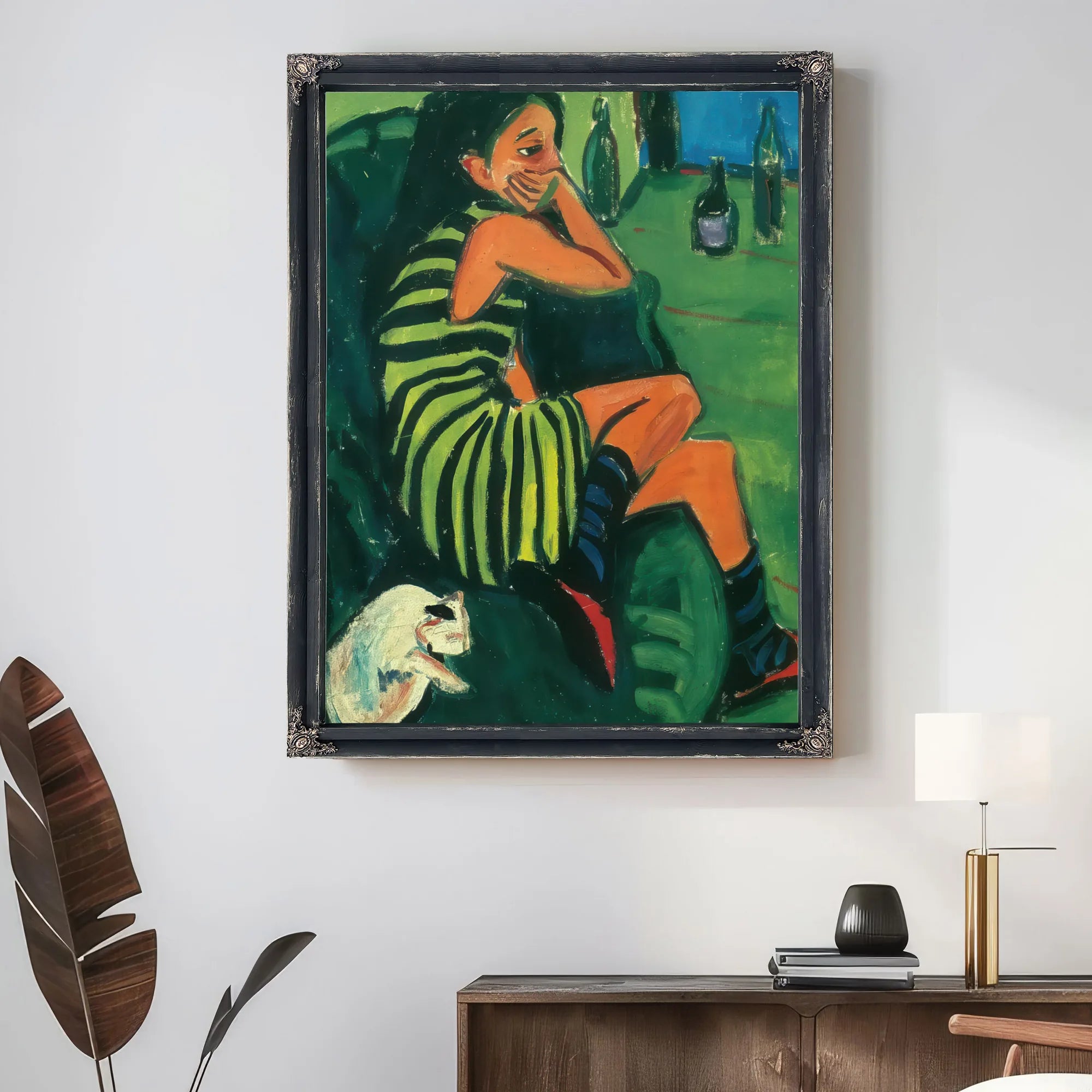 Artiste (Marzella) By Ernst Ludwig Kirchner Fine Art Print