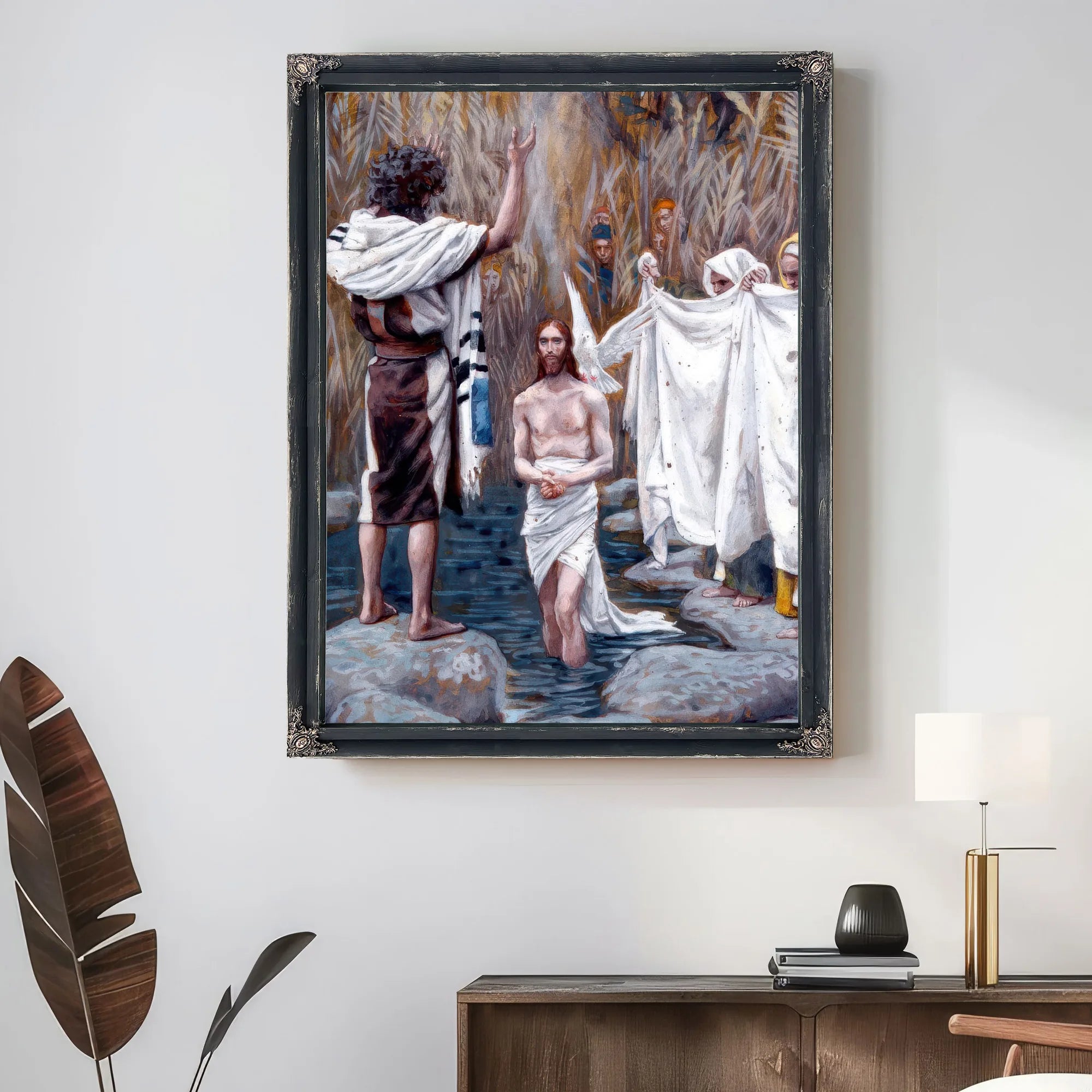 Baptism Of Jesus By James Tissot Fine Art Print