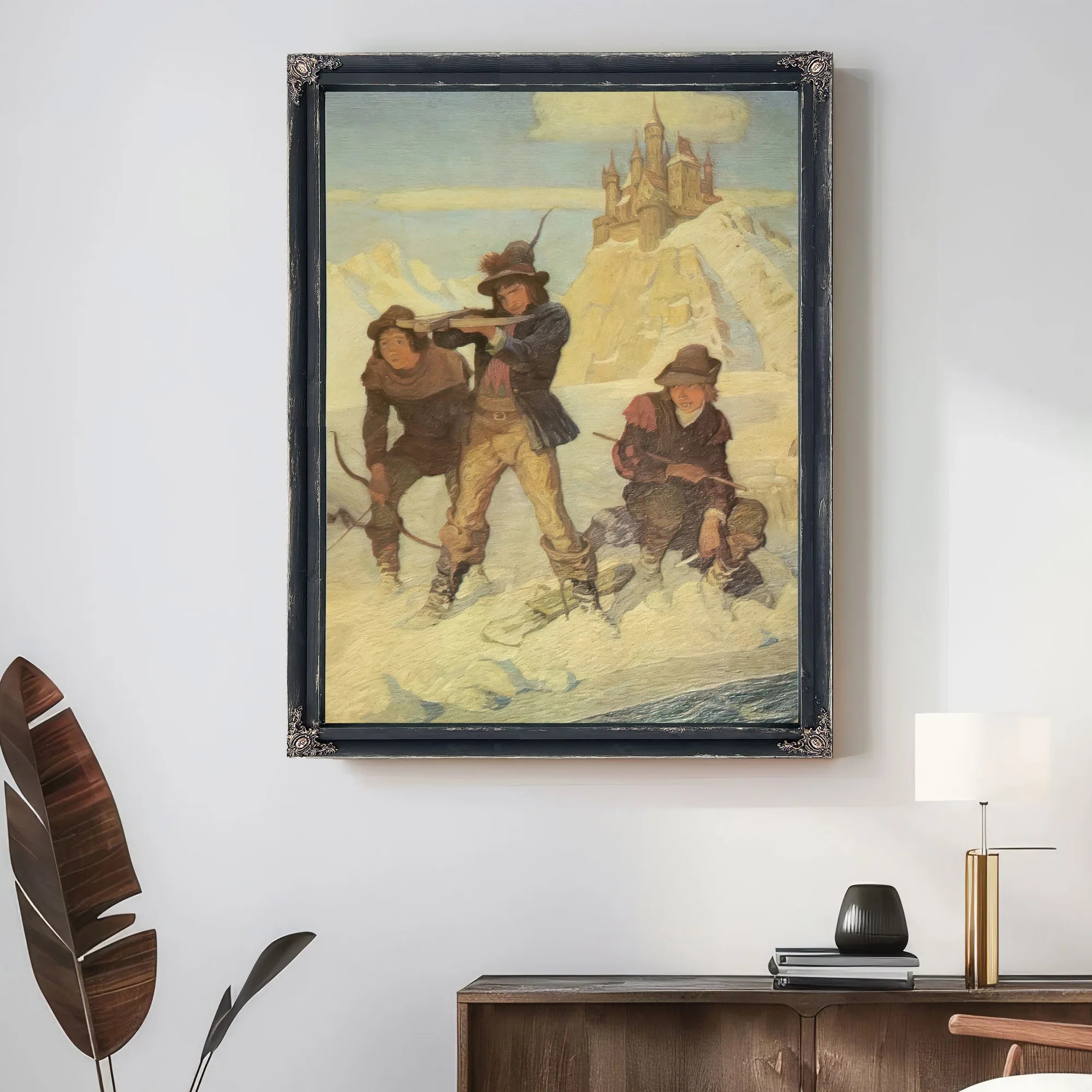 Eseldorf Was A Paradise For Us Boys By NC Wyeth Fine Art Print