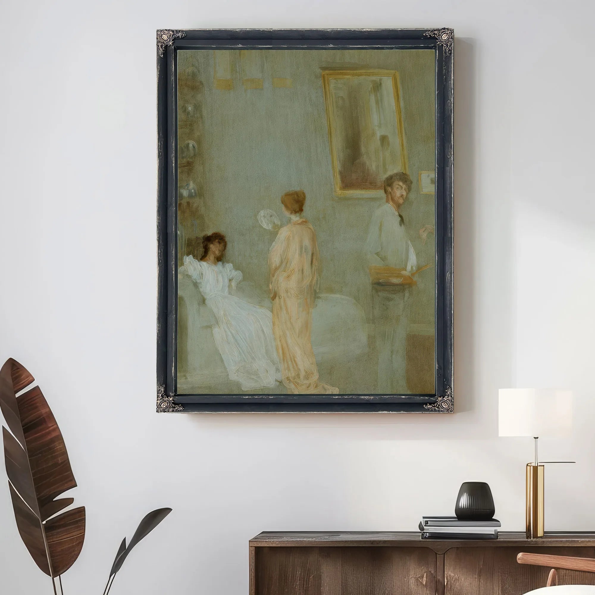 The Artist In His Studio By James McNeill Whistler Fine Art Print