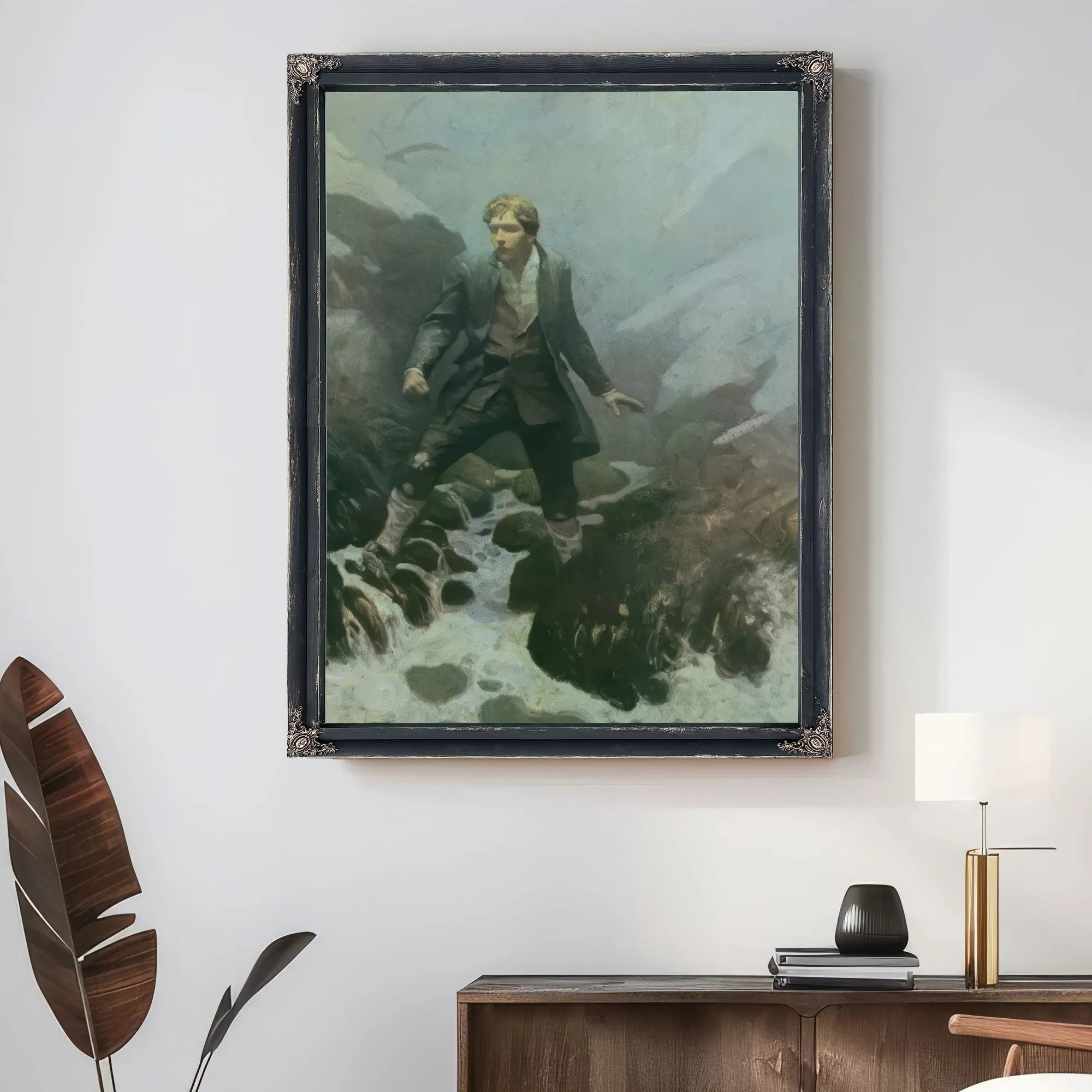 On The Isle Of Erraid By NC Wyeth Fine Art Print