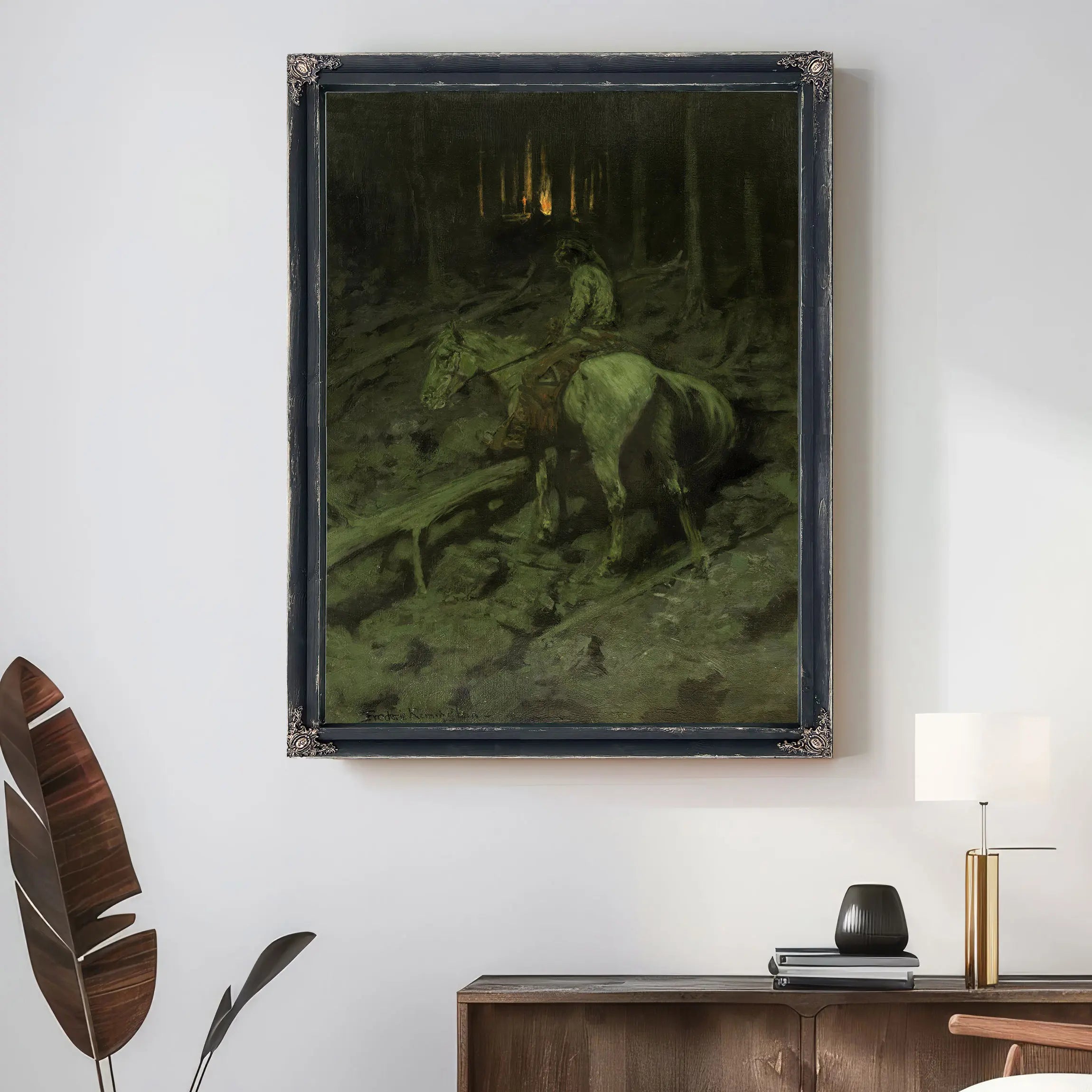 Apache Fire Signal  by Frederic Remington