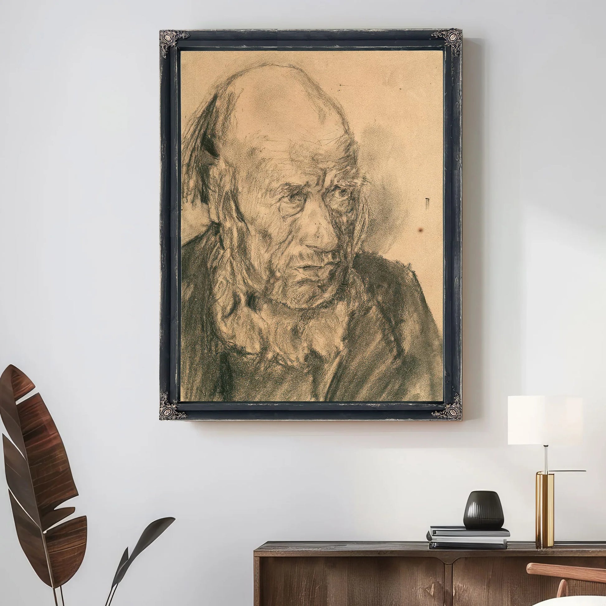 Portrait Of A Man By Nicolai Astrup Fine Art Print