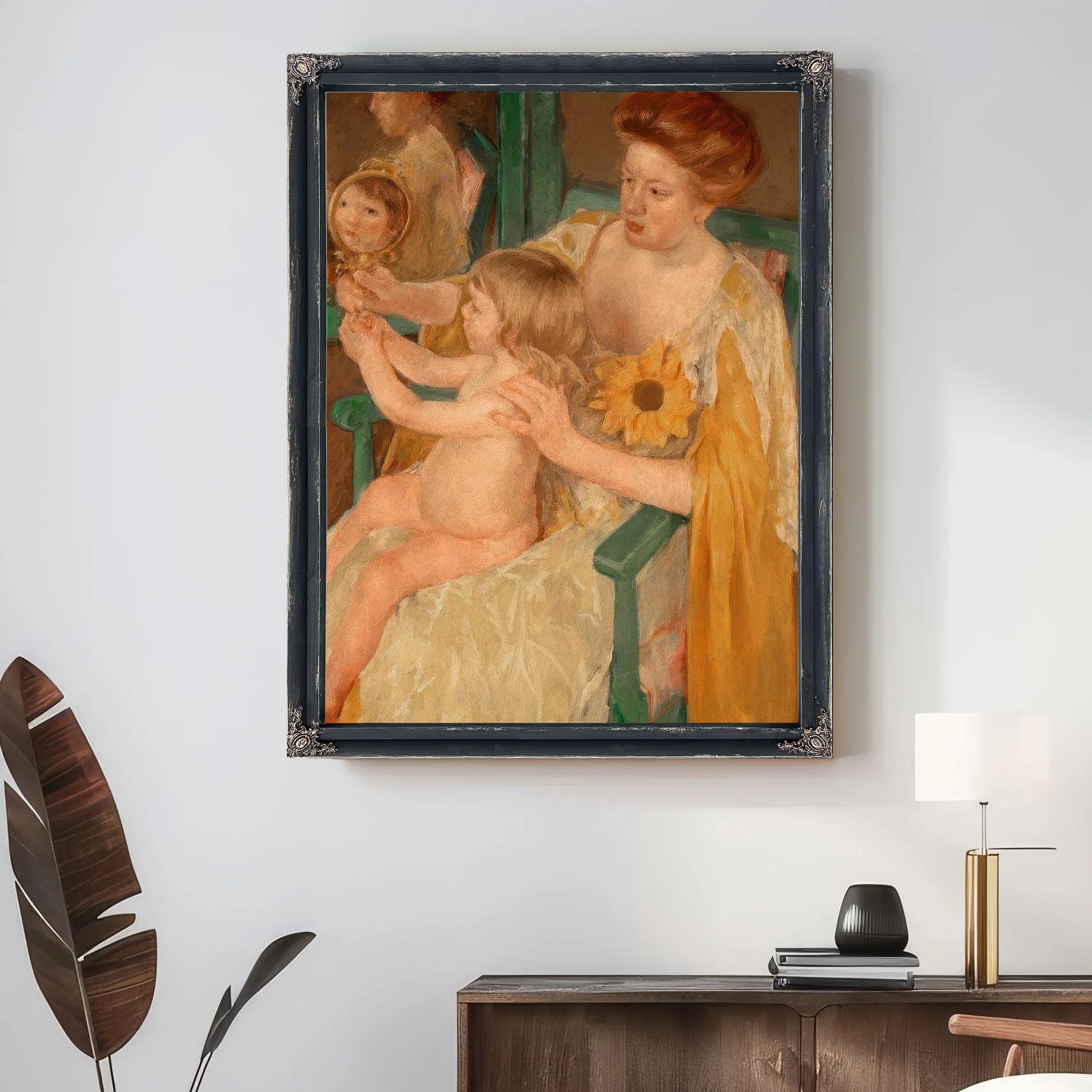 Mother And Child By Mary Cassatt Fine Art Print