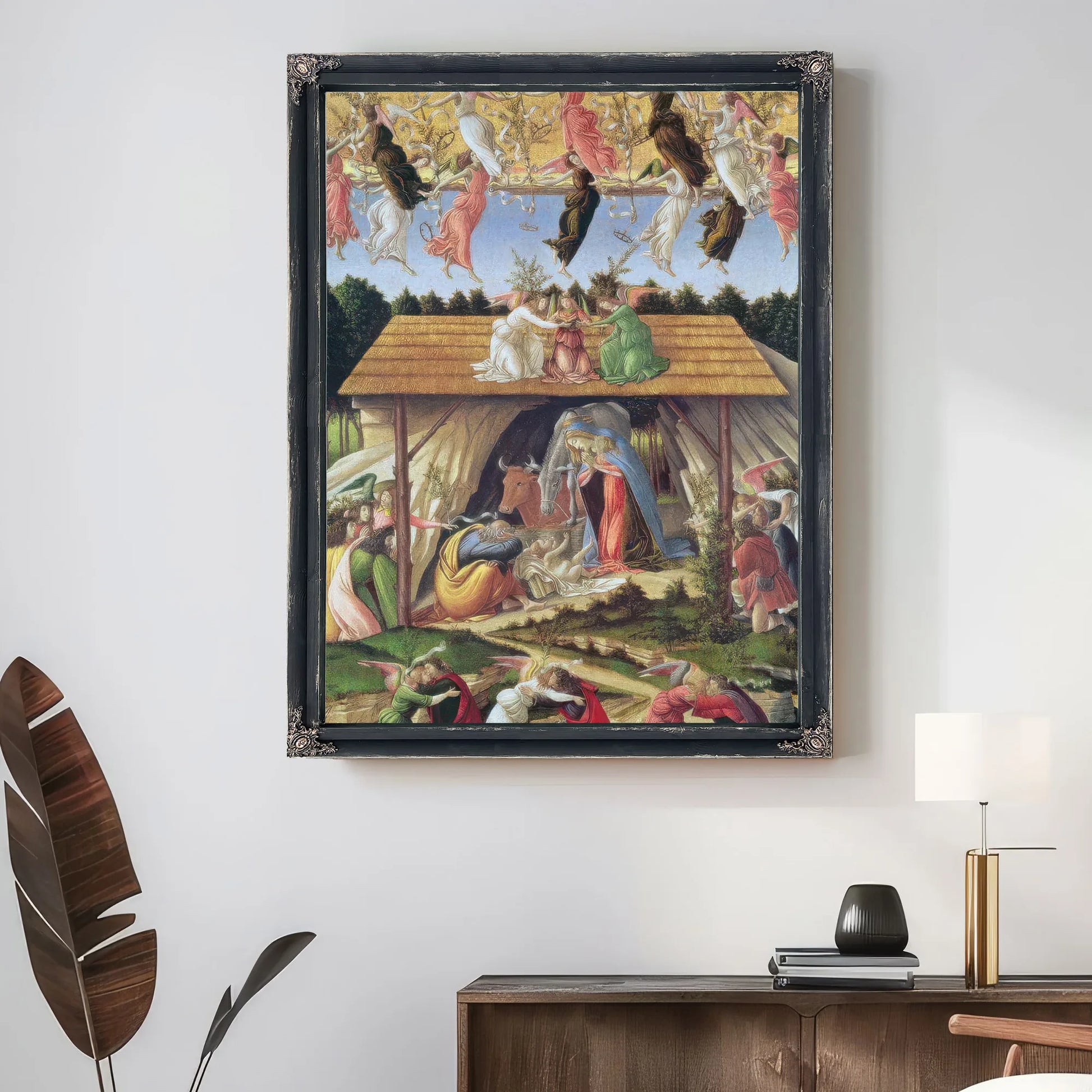 Mystic Nativity By Sandro Botticelli Fine Art Print